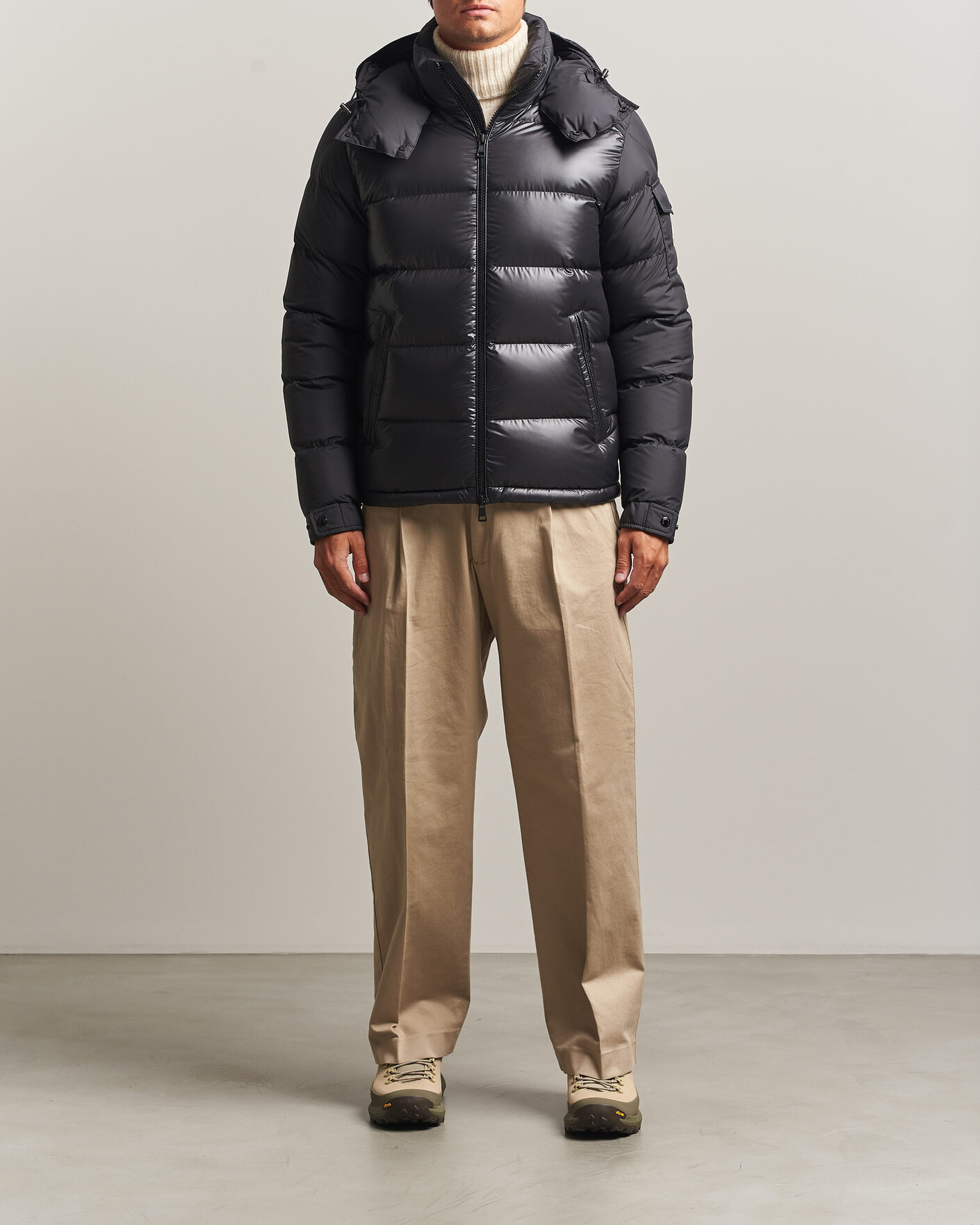 Mies | Takit | Moncler | Maya Bi-Material Jacket Black
