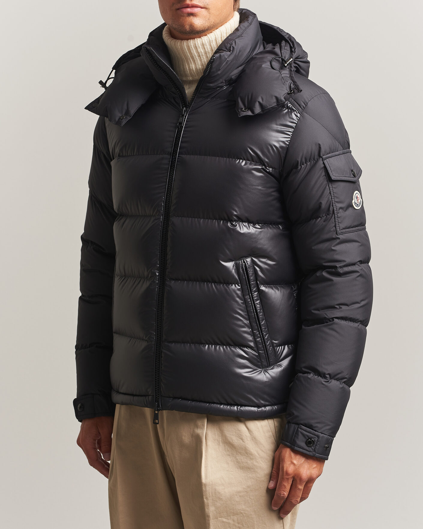 Mies | Takit | Moncler | Maya Bi-Material Jacket Black