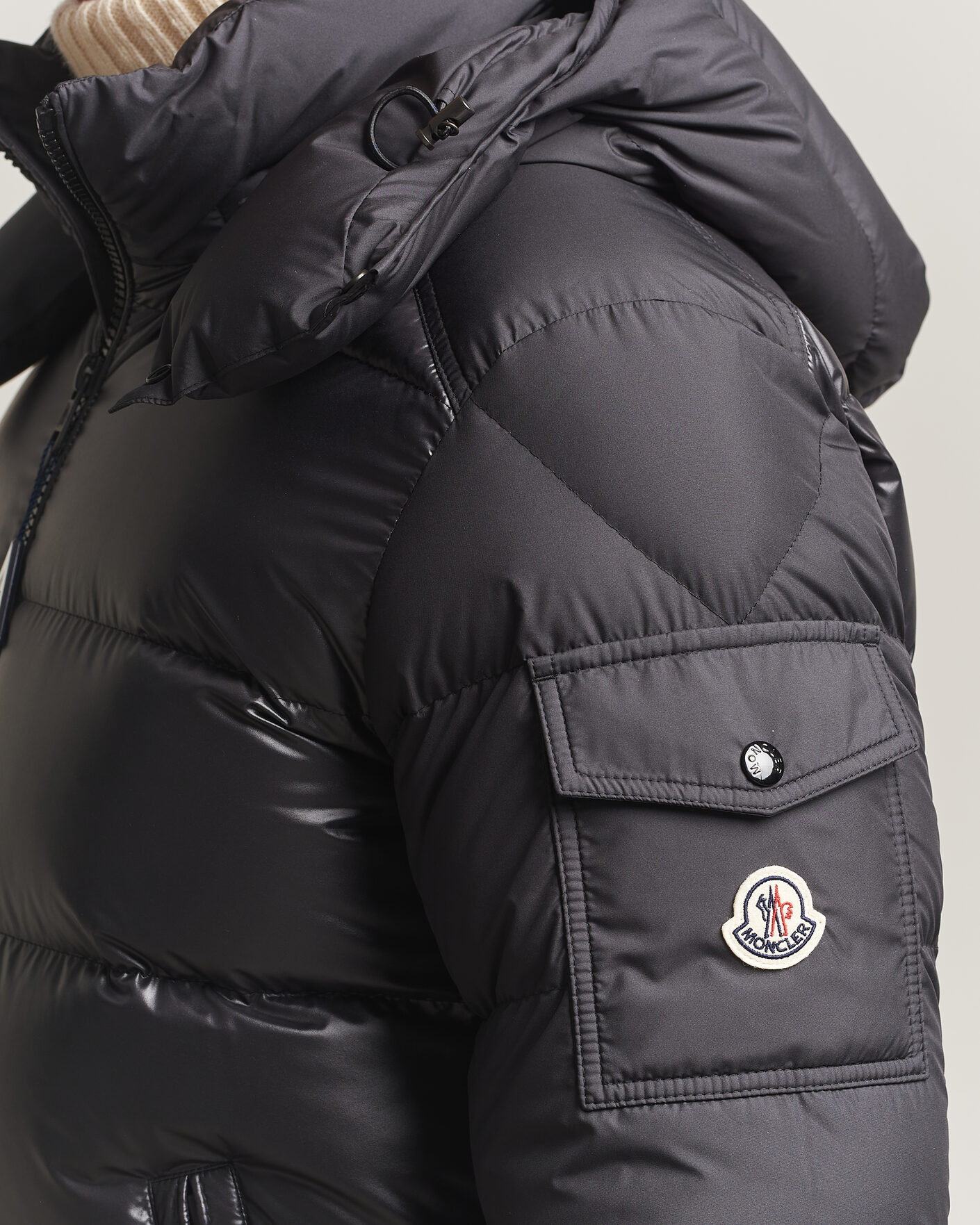 Mies | Takit | Moncler | Maya Bi-Material Jacket Black