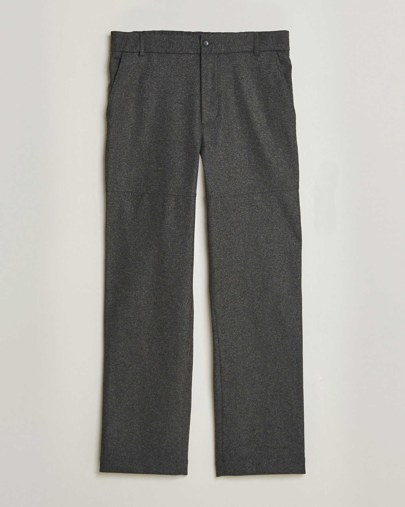 Mies | Housut | Moncler | Flannel Trousers Charcoal