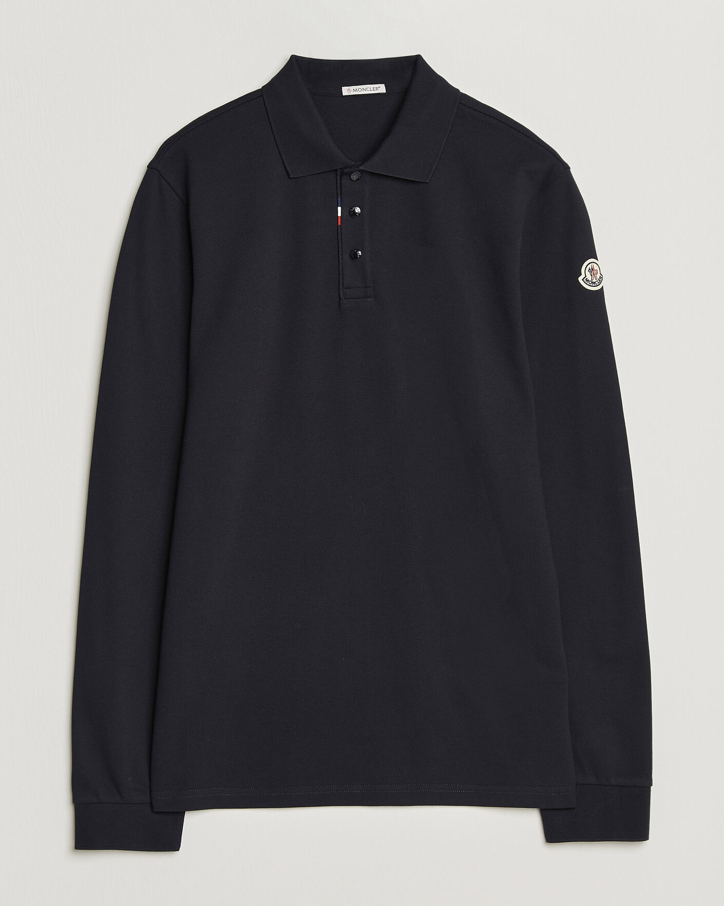 Mies | Pikeet | Moncler | Long Sleeve Polo Navy