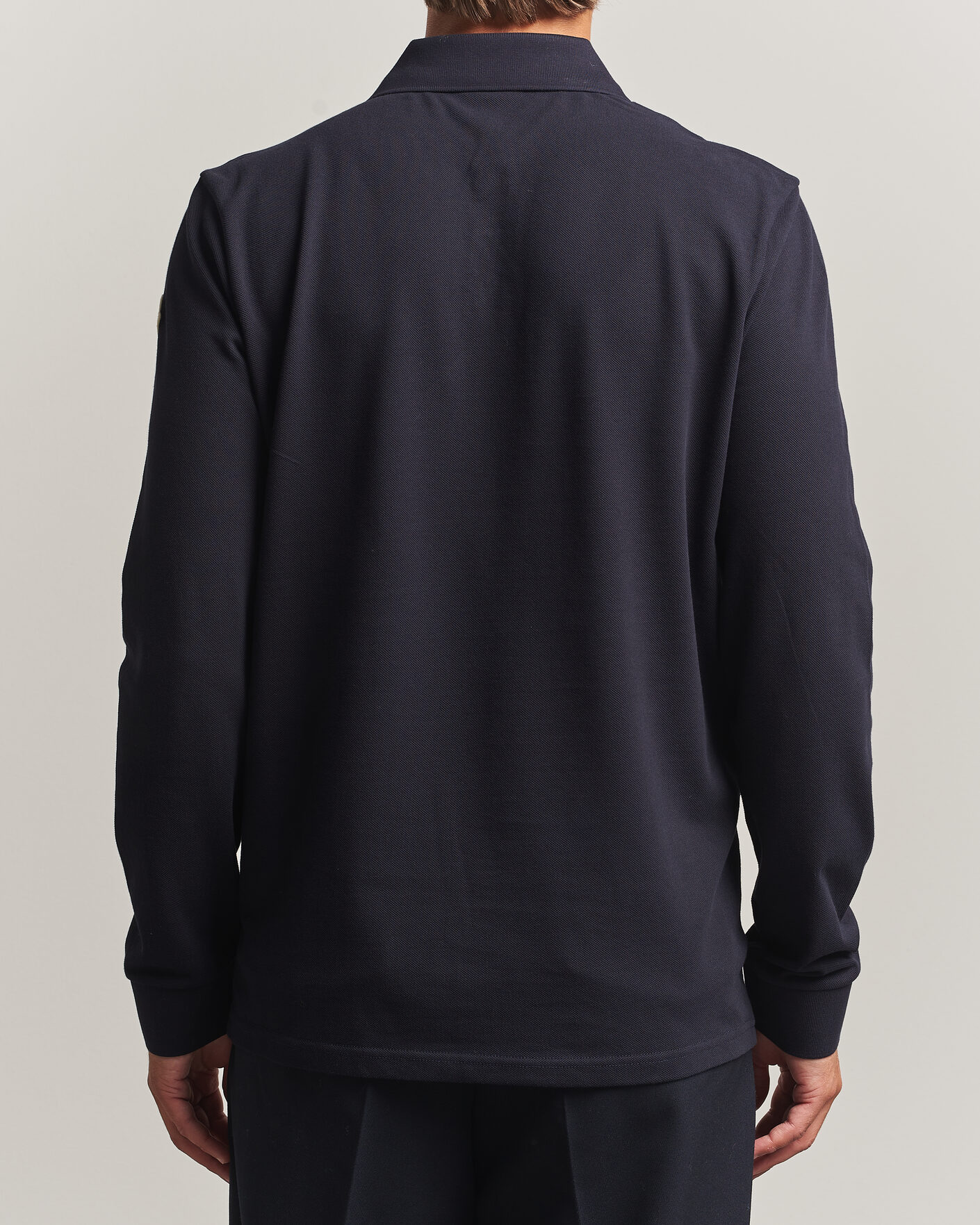 Mies | Pikeet | Moncler | Long Sleeve Polo Navy