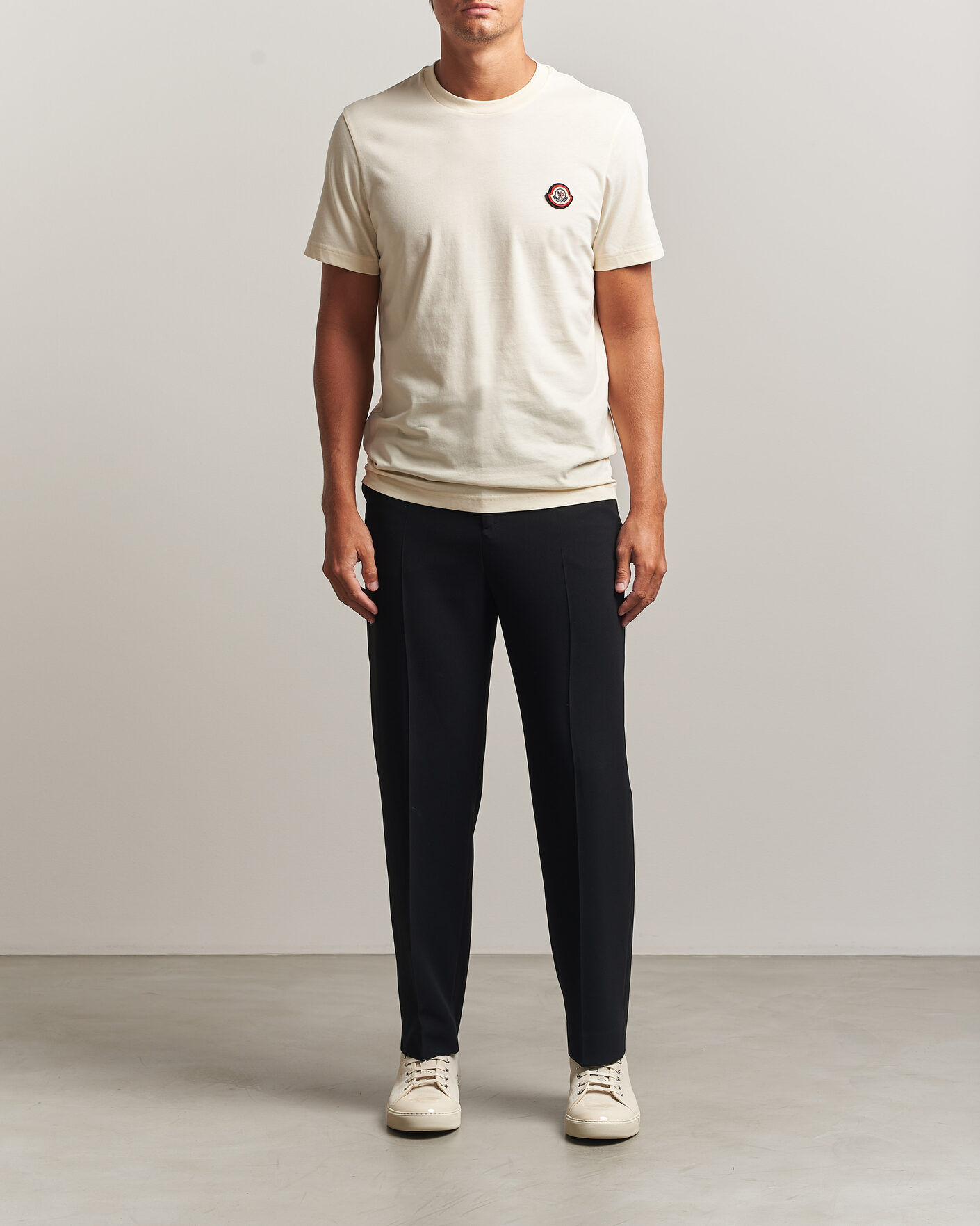 Mies | T-paidat | Moncler | Logo T-Shirt Off White