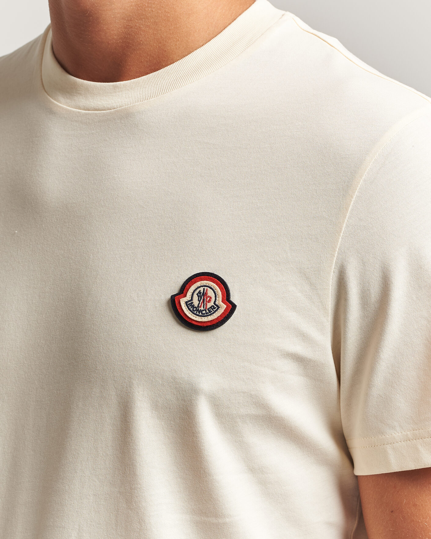 Mies | T-paidat | Moncler | Logo T-Shirt Off White