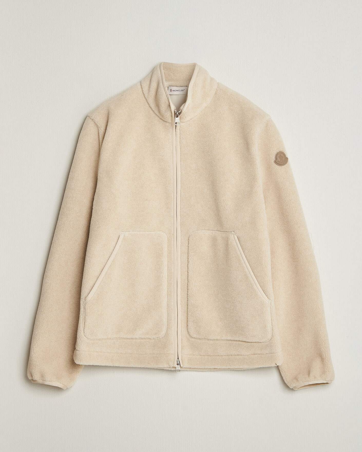 Mies | Puserot | Moncler | Full Zip Fleece  Cream