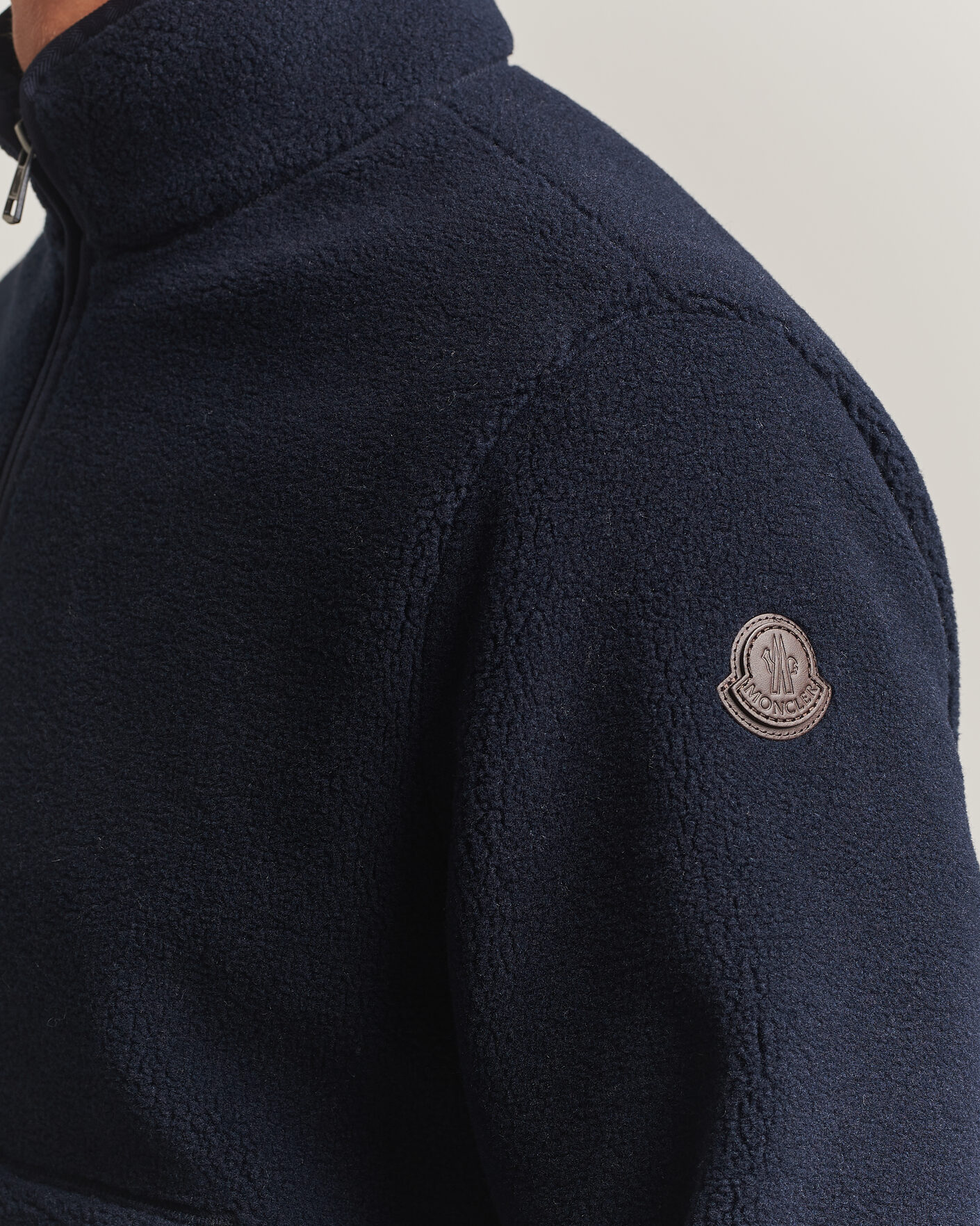 Mies | Puserot | Moncler | Full Zip Fleece  Navy