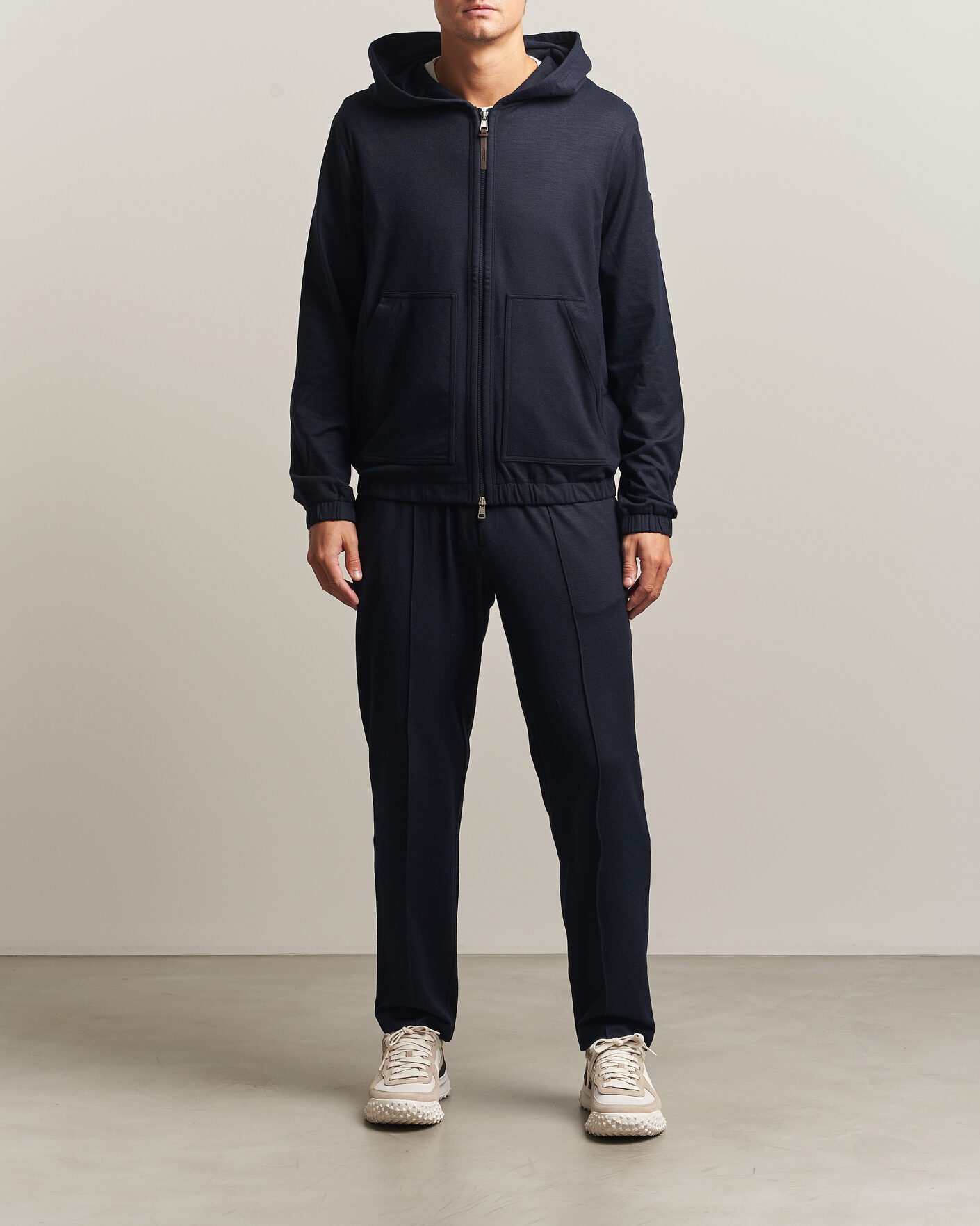 Mies | Housut | Moncler | Flannel Joggers Navy