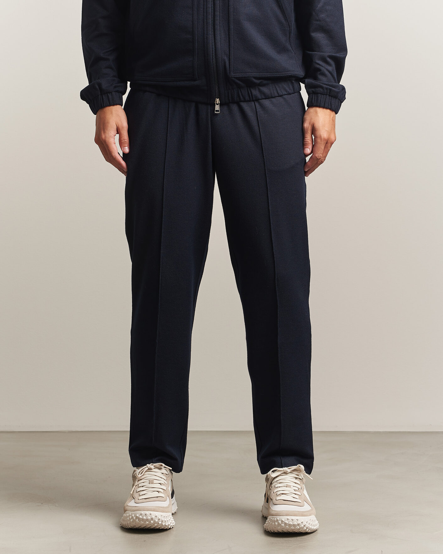 Mies | Housut | Moncler | Flannel Joggers Navy