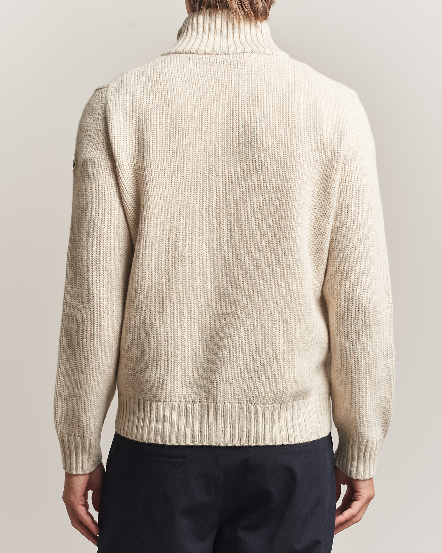 Mies | Puserot | Moncler | Full Zip Cardigan Light Beige
