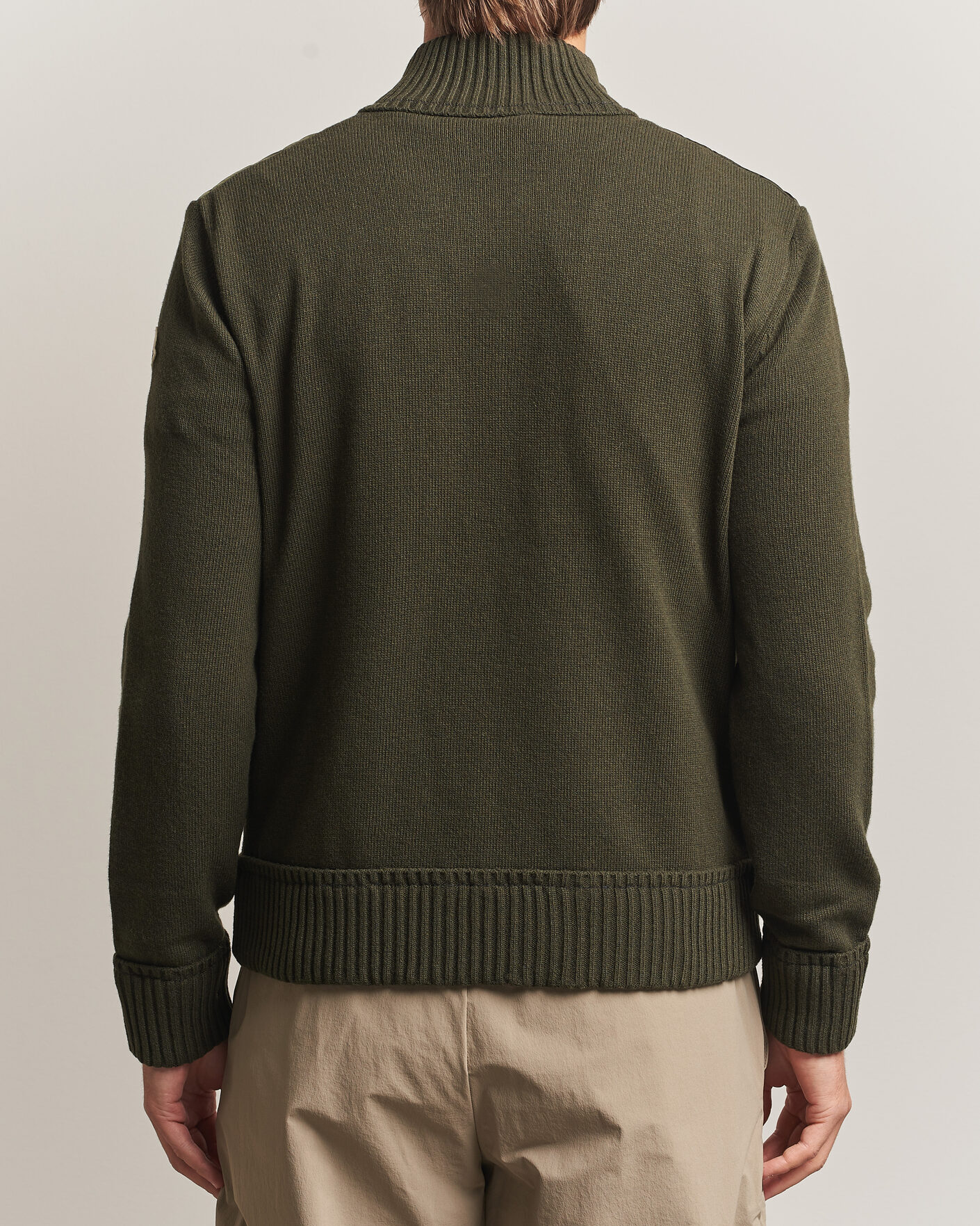 Mies | Takit | Moncler | Quilted Hybrid Jacket Dark Green