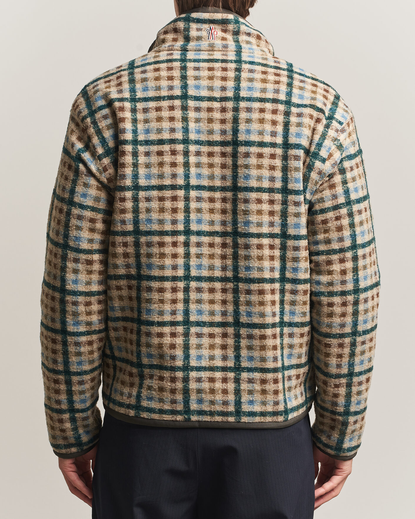 Mies | Puserot | Moncler Grenoble | Sherpa Zip Cardigan Beige/Green