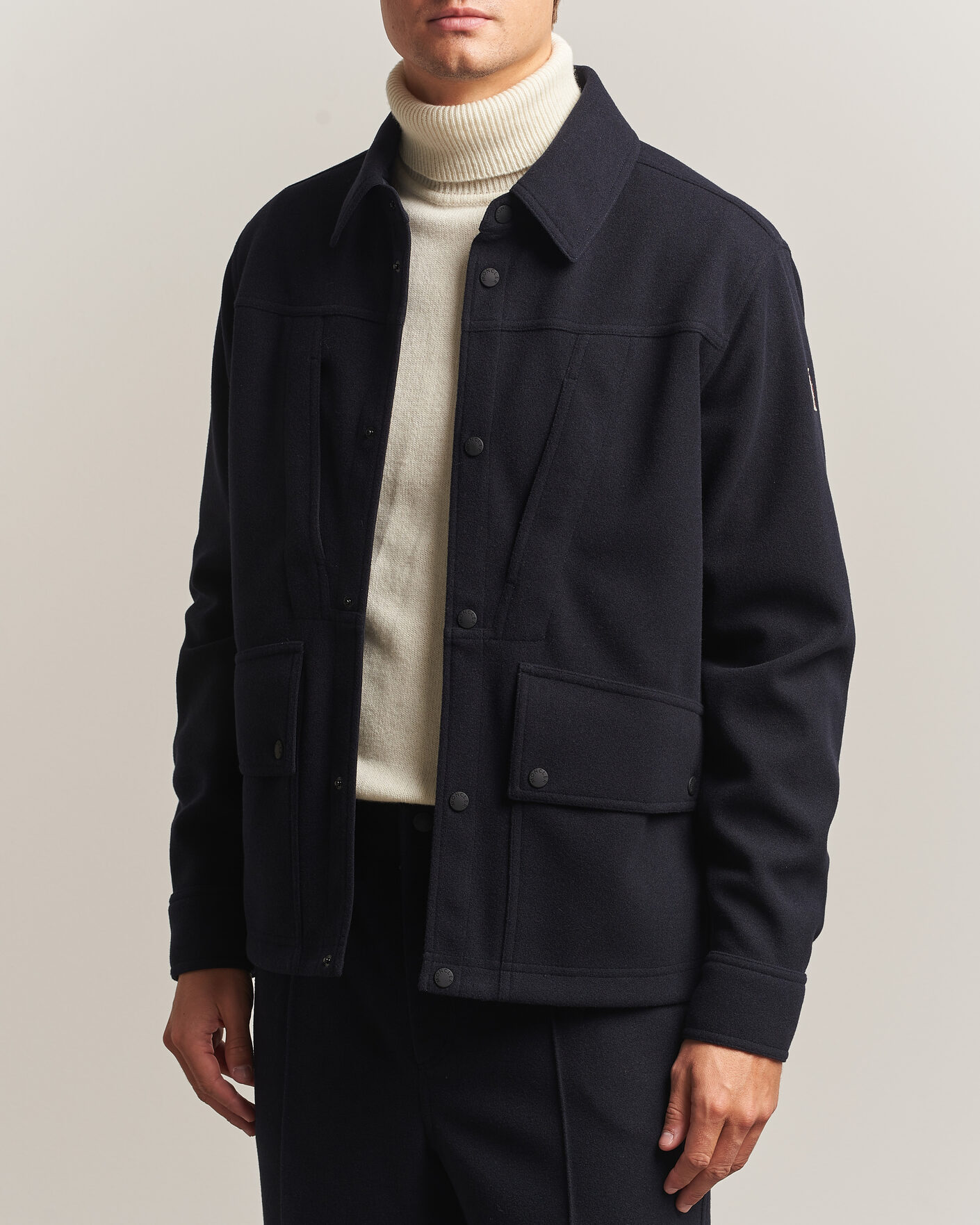 Mies | Takit | Moncler Grenoble | Brushed Shirt Jacket Navy