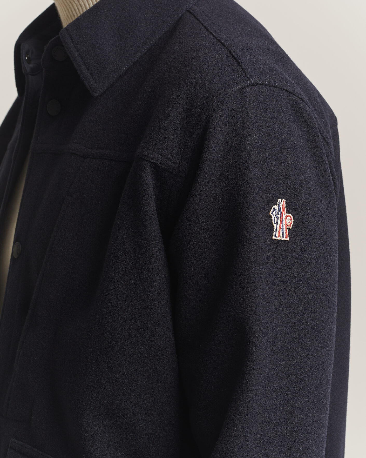 Mies | Takit | Moncler Grenoble | Brushed Shirt Jacket Navy