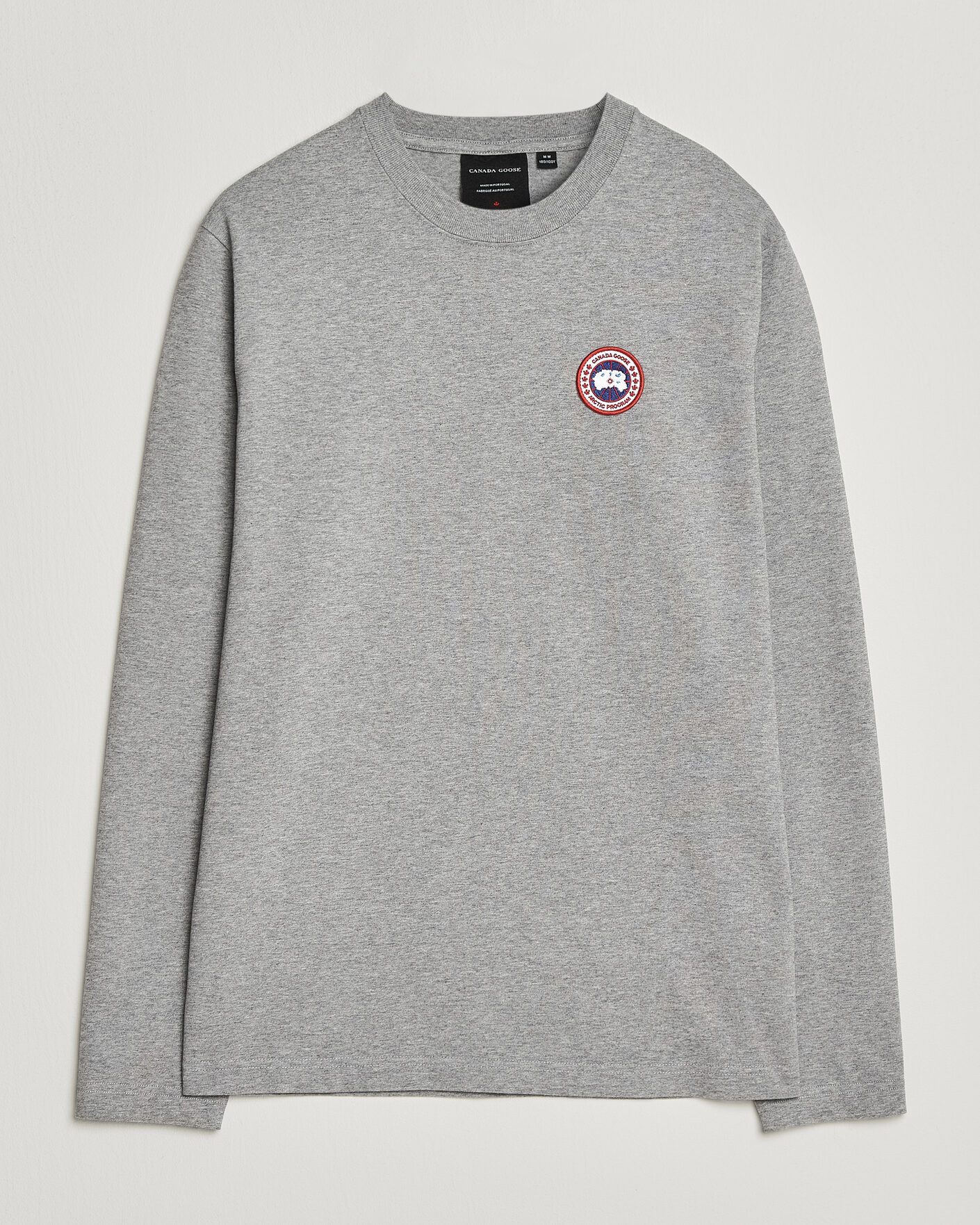 Mies | T-paidat | Canada Goose | Vantage Long Sleeve T-Shirt Stone Heather