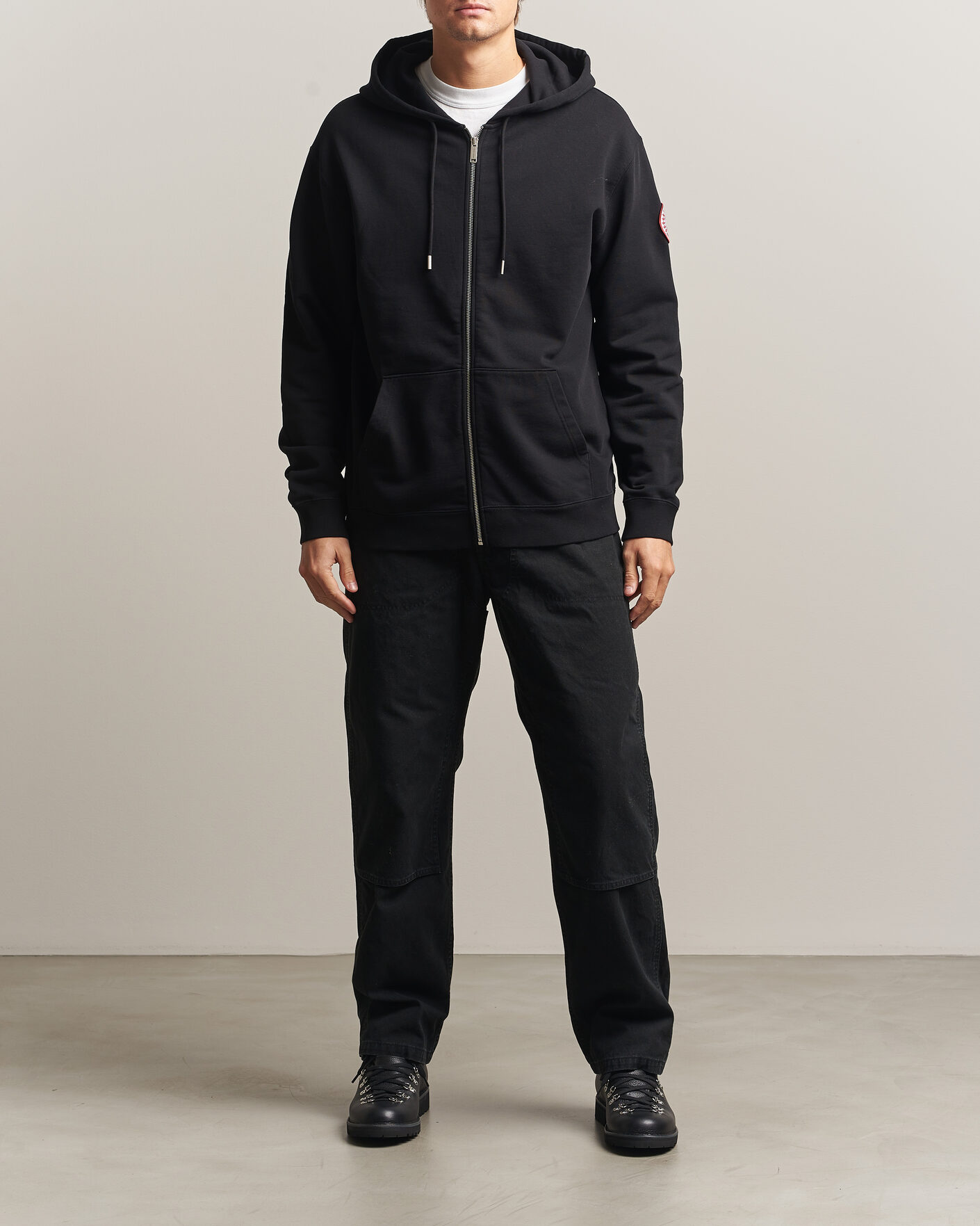 Mies | Puserot | Canada Goose | Loon Full Zip Hoodie Black