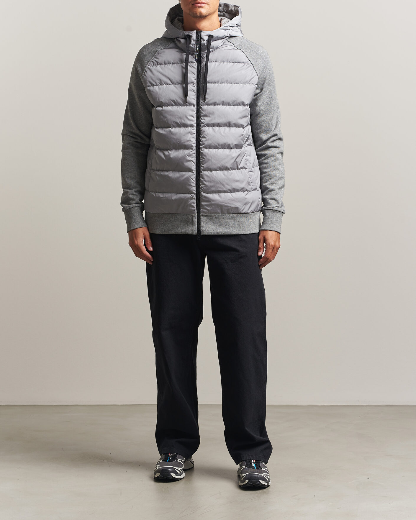 Mies | Takit | Canada Goose | Hybridge Huron Full Zip Hoody Stone Heather