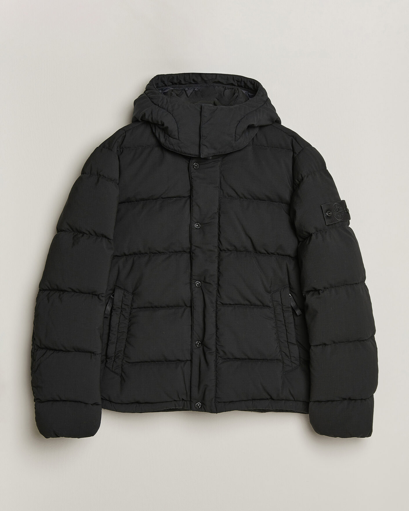 Mies | Takit | Stone Island | Ghost Wool Ripstop Down Jacket Black