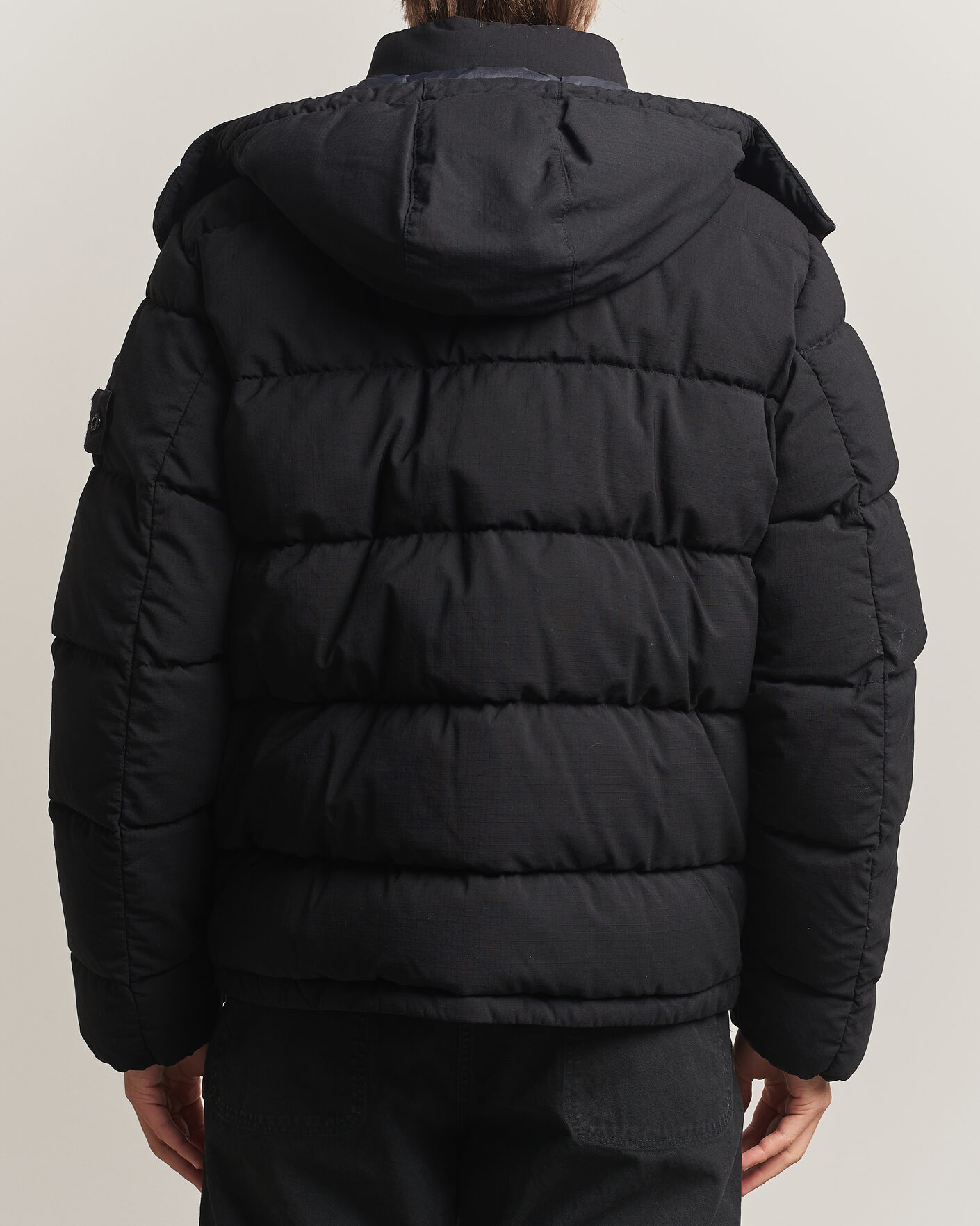 Mies | Takit | Stone Island | Ghost Wool Ripstop Down Jacket Black