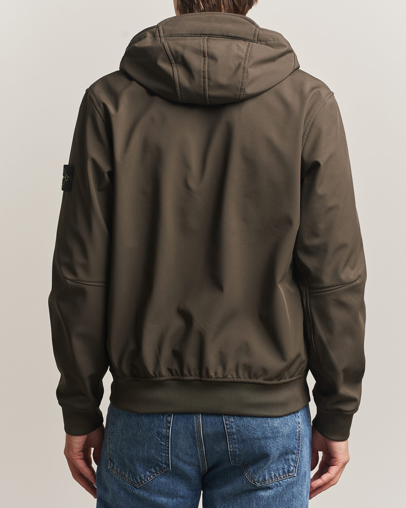 Mies | Takit | Stone Island | Short Hooded Soft Shell Jacket Coal Grey
