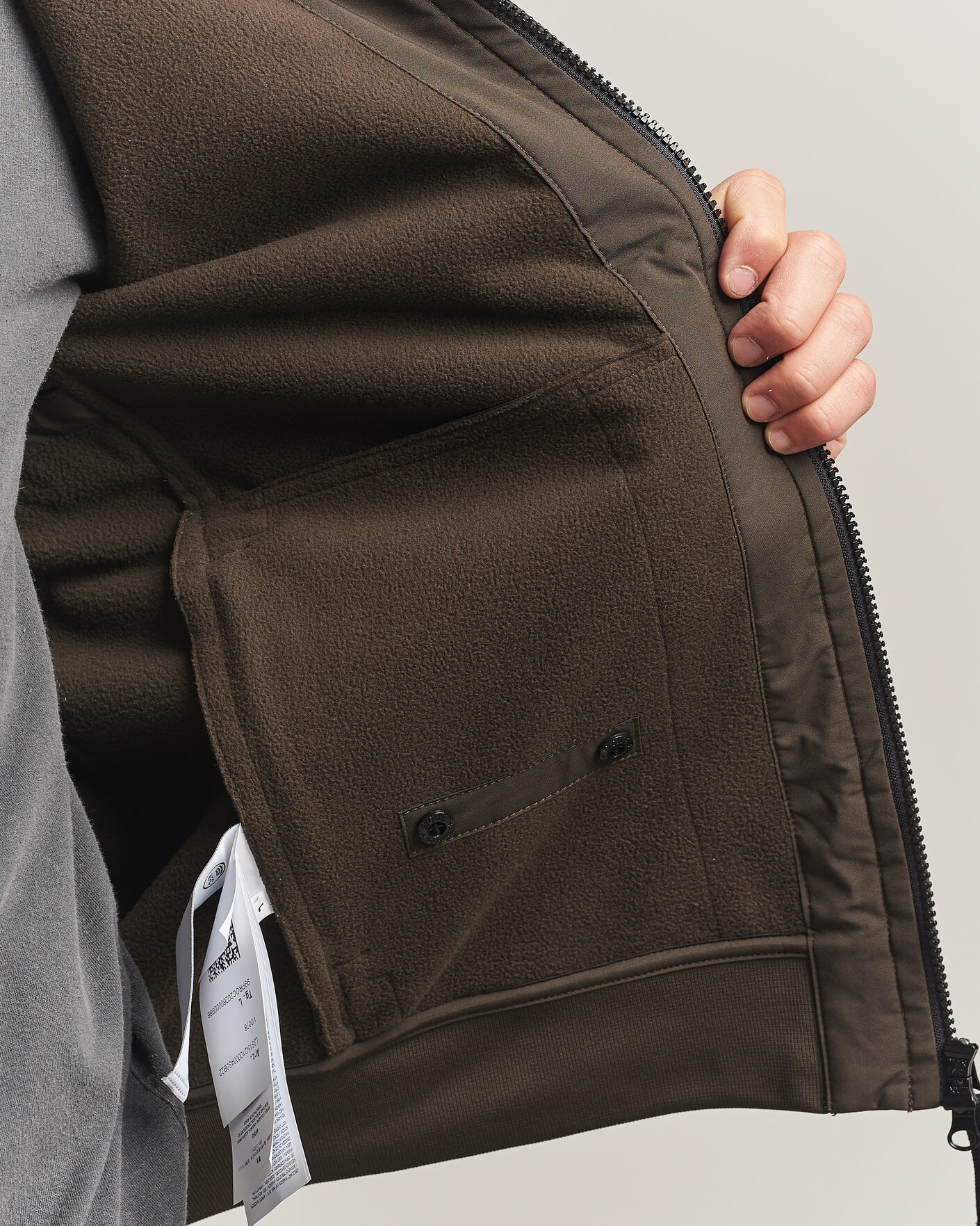 Mies | Takit | Stone Island | Short Hooded Soft Shell Jacket Coal Grey