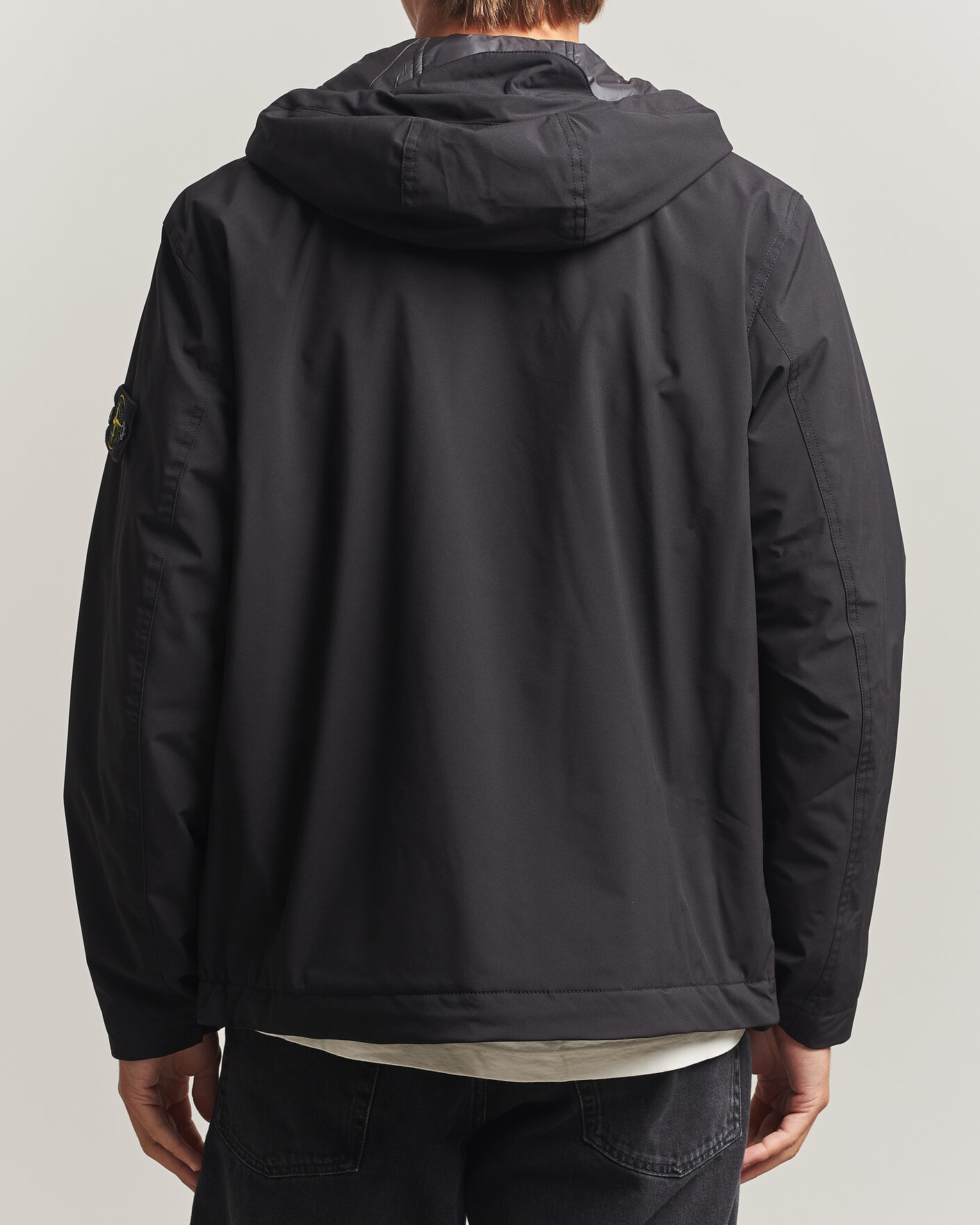 Mies | Takit | Stone Island | Short Soft Shell Parka Black