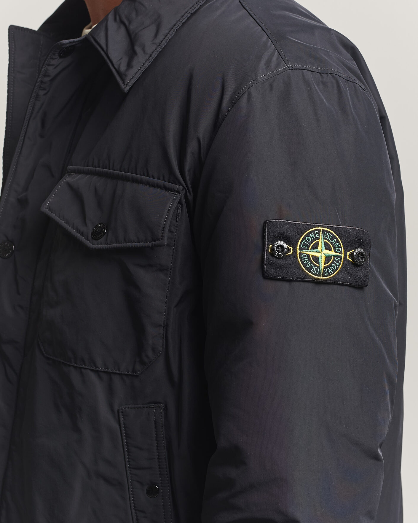 Mies | Takit | Stone Island | Micro Twill Padded Jacket Black