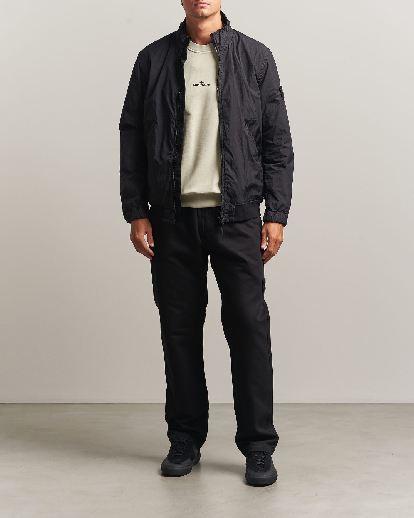 Mies | Takit | Stone Island | Crinkle Reps Jacket Black
