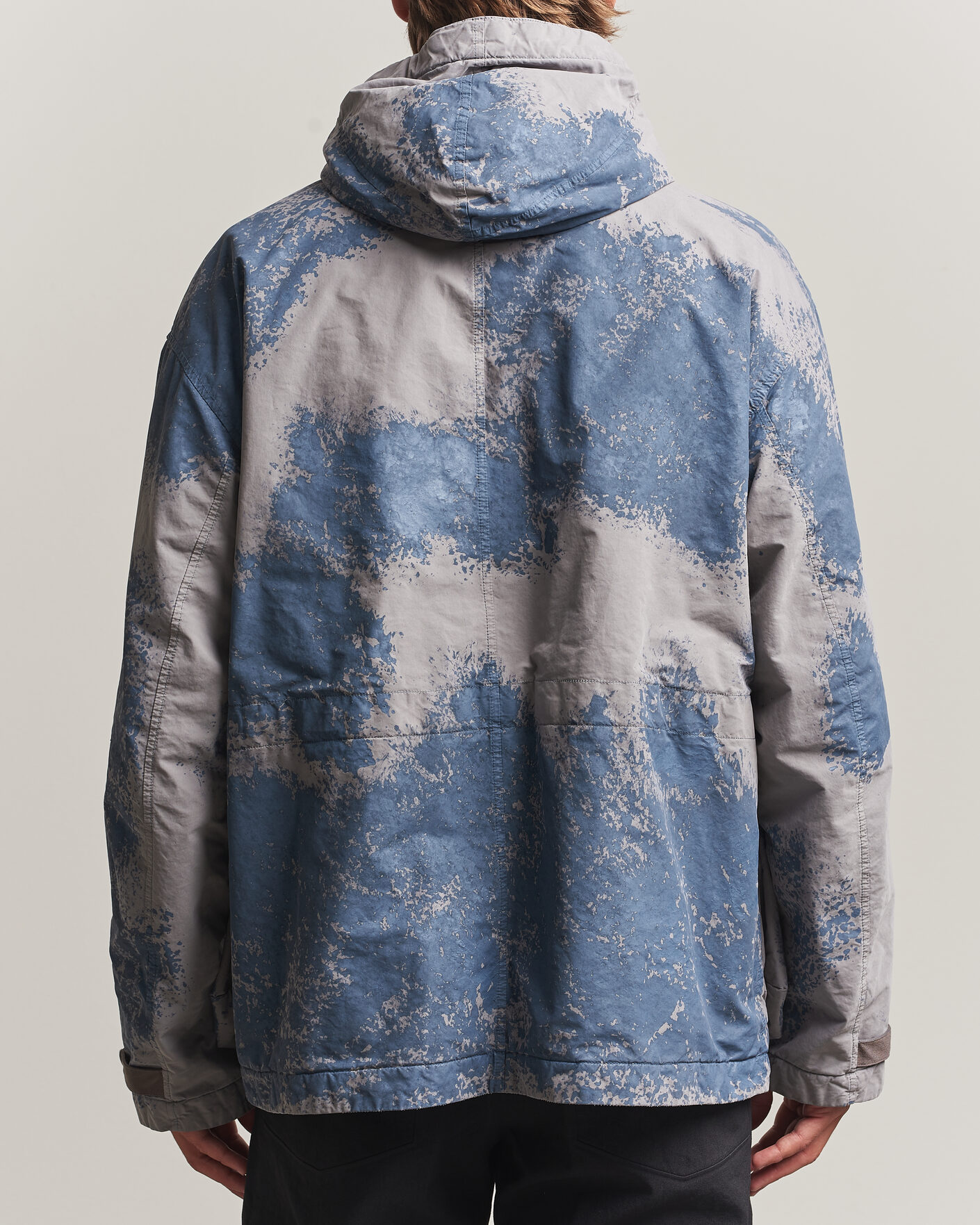 Mies | Takit | Stone Island | Hand Painted David Light TC Short Parka Grey