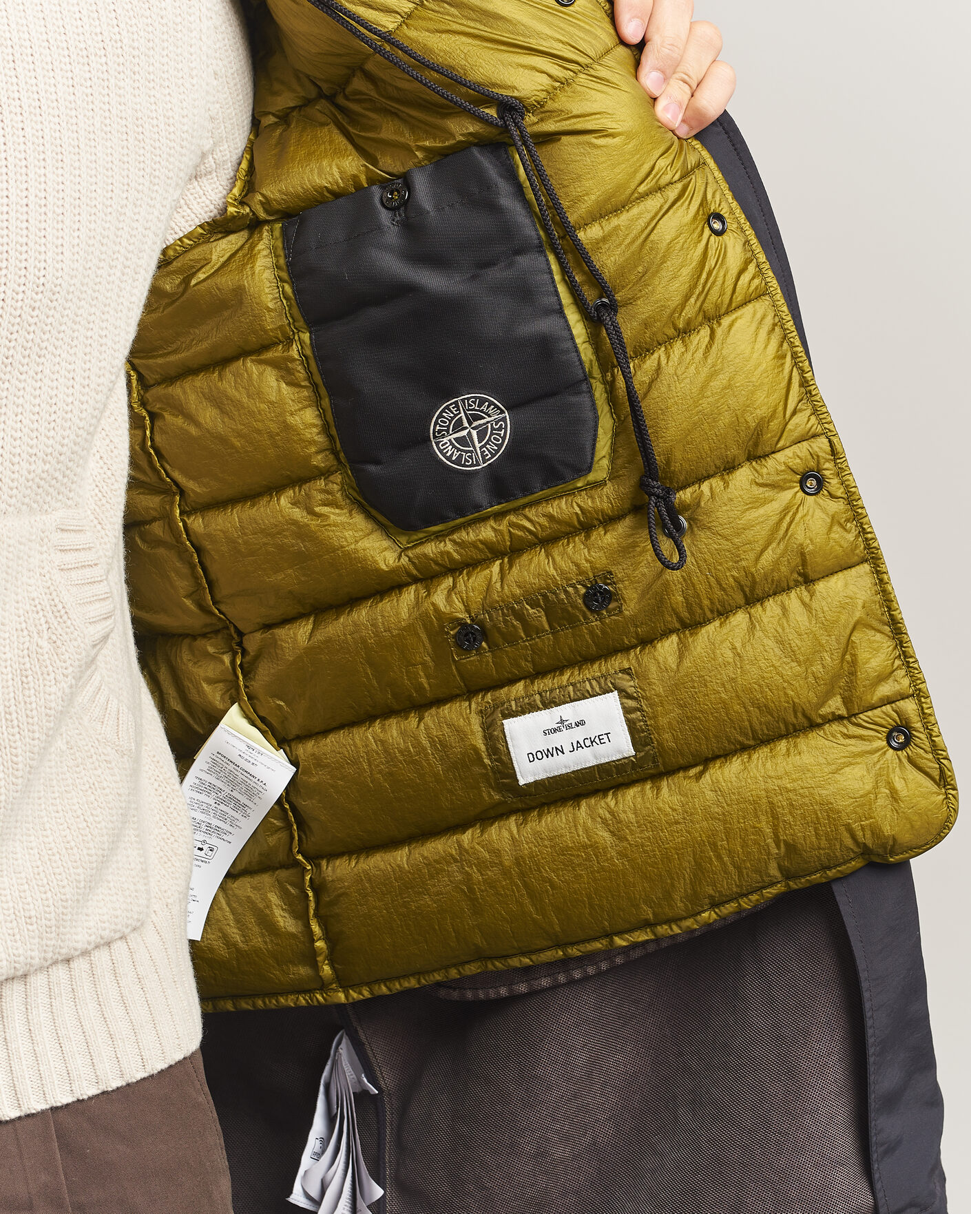 Mies | Takit | Stone Island | Dense Oxford Nylon TC Fishtail Parka Lead Grey