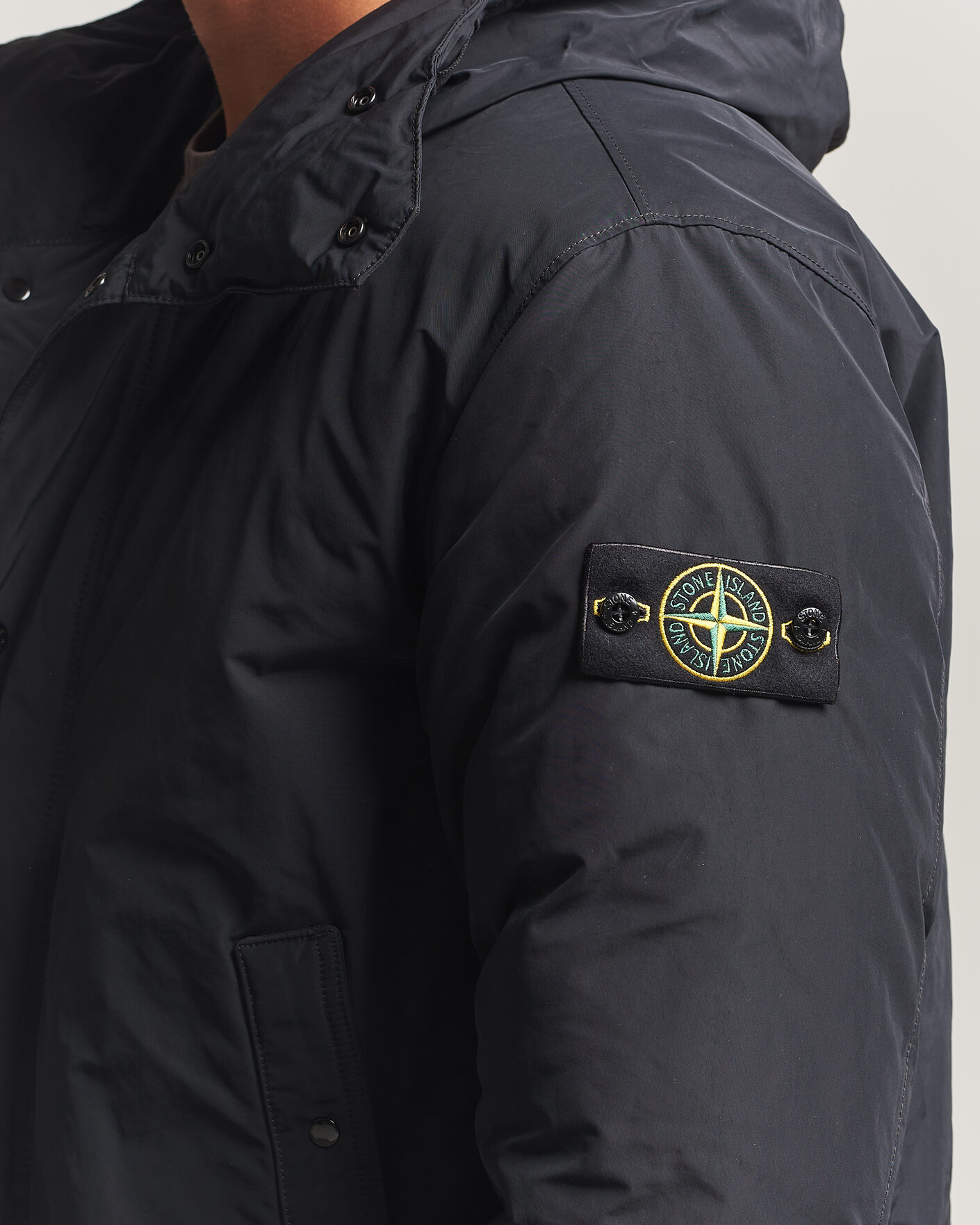 Mies | Takit | Stone Island | Micro Twill Padded Parka Black