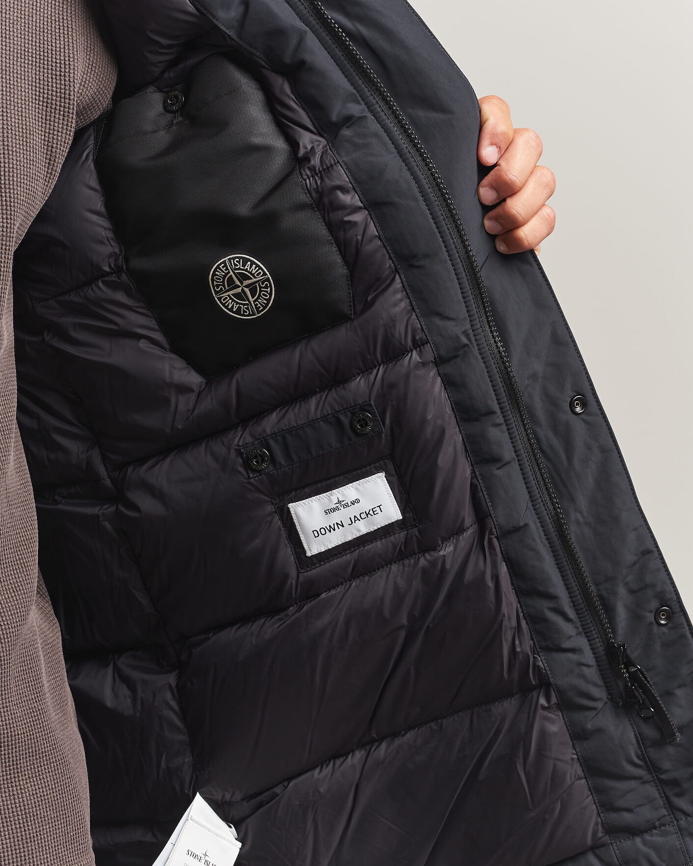 Mies | Takit | Stone Island | Micro Twill Padded Parka Black