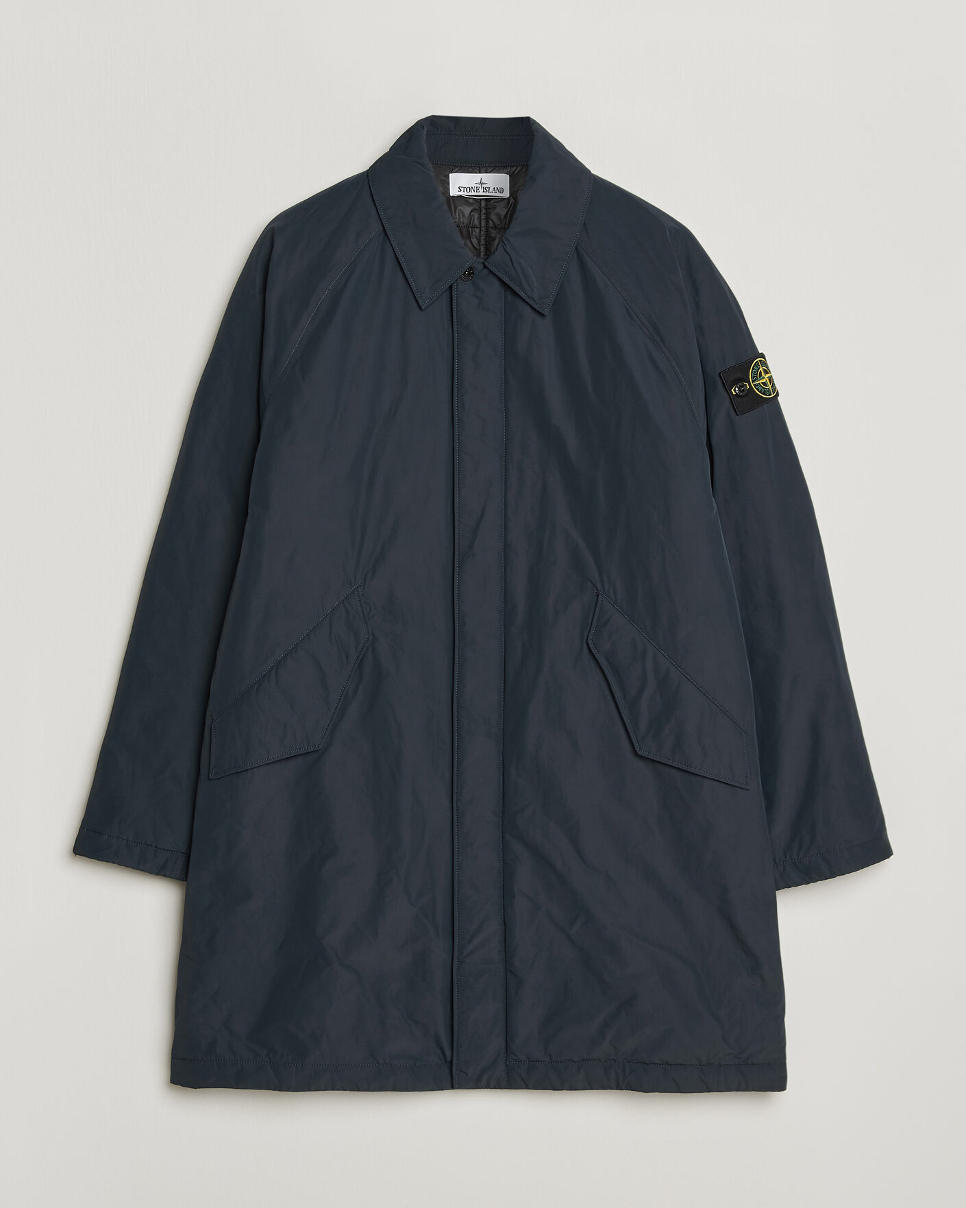 Mies | Takit | Stone Island | Micro Reps Padded Coat Navy Blue