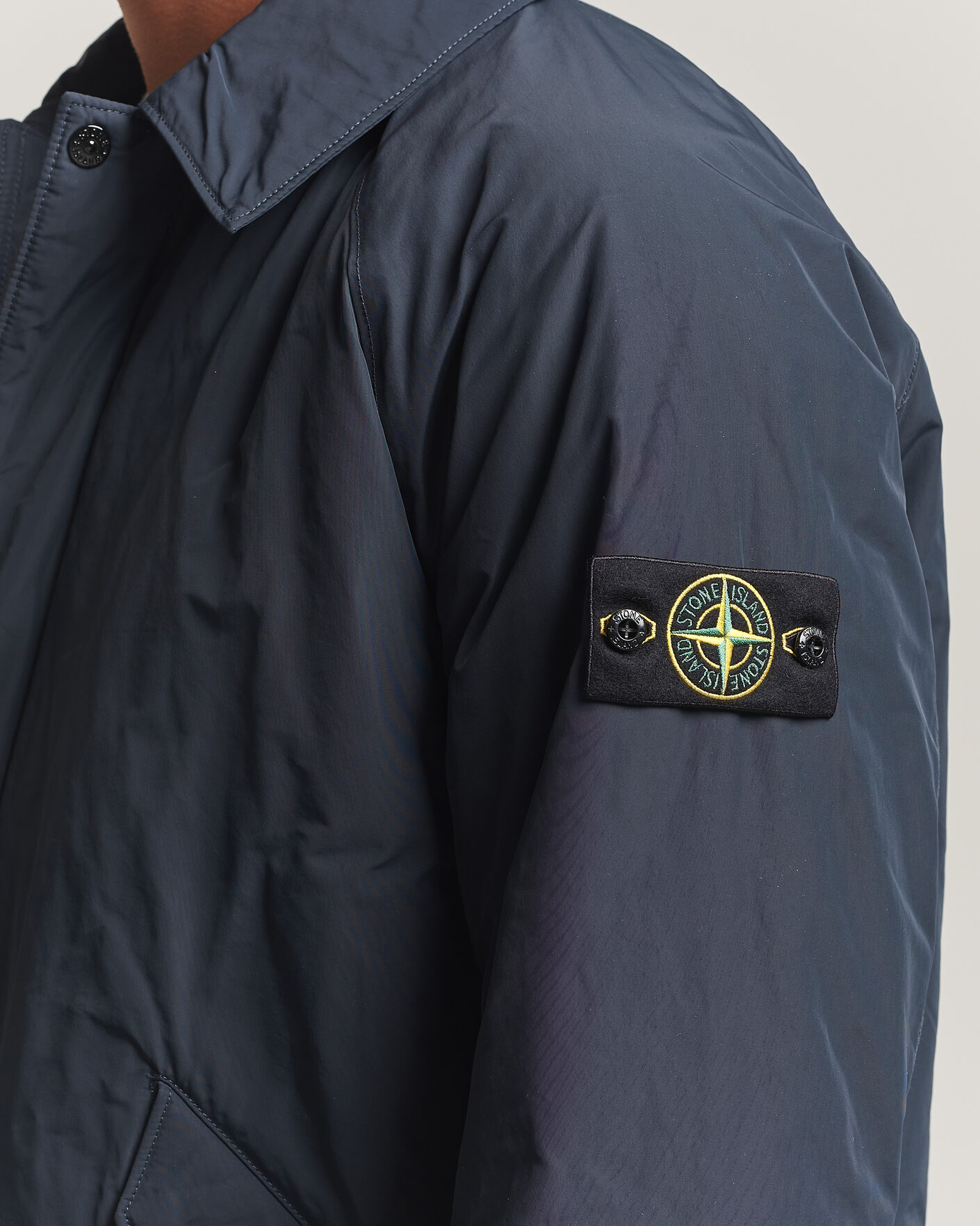 Mies | Takit | Stone Island | Micro Reps Padded Coat Navy Blue