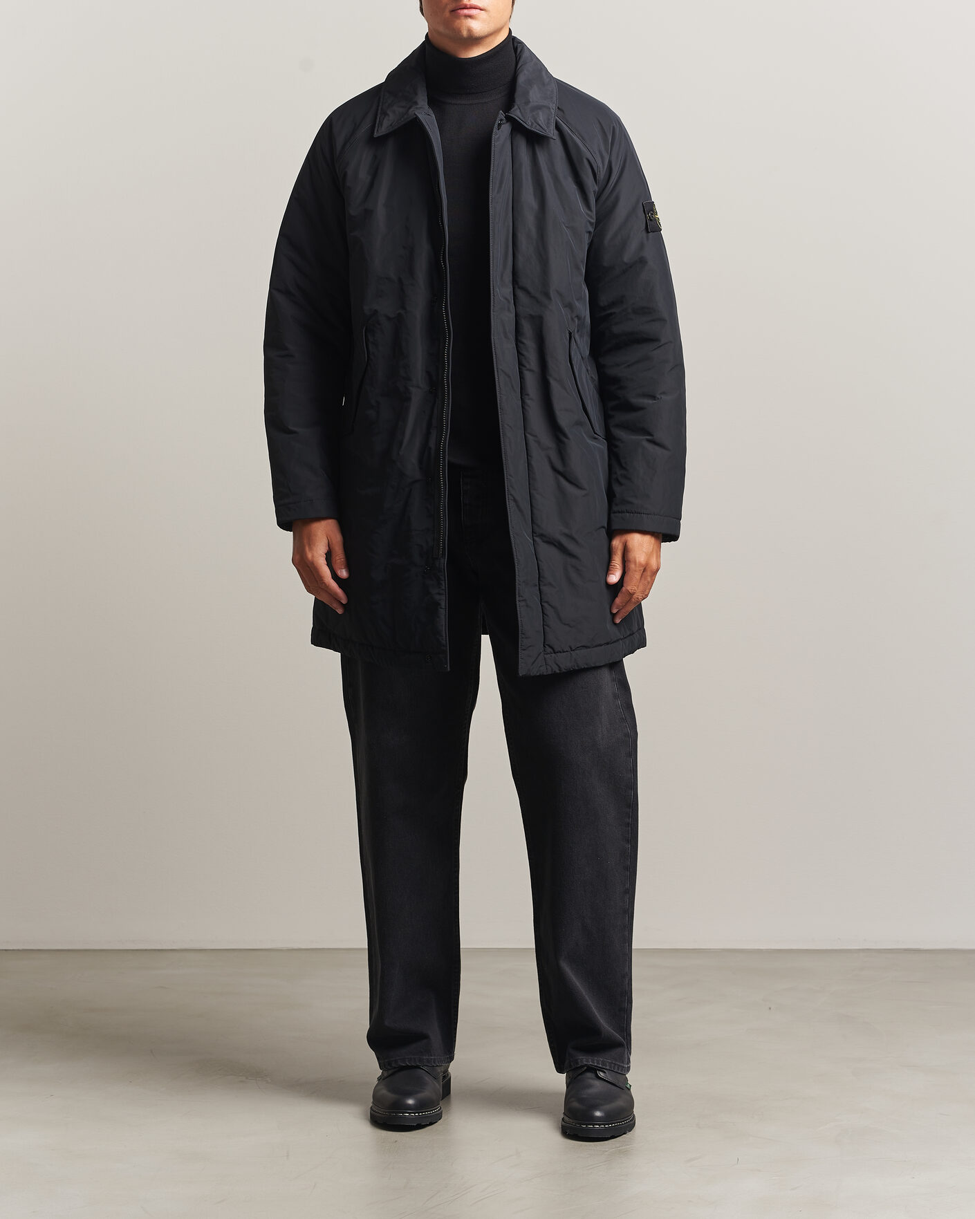 Mies | Takit | Stone Island | Micro Reps Padded Coat Black