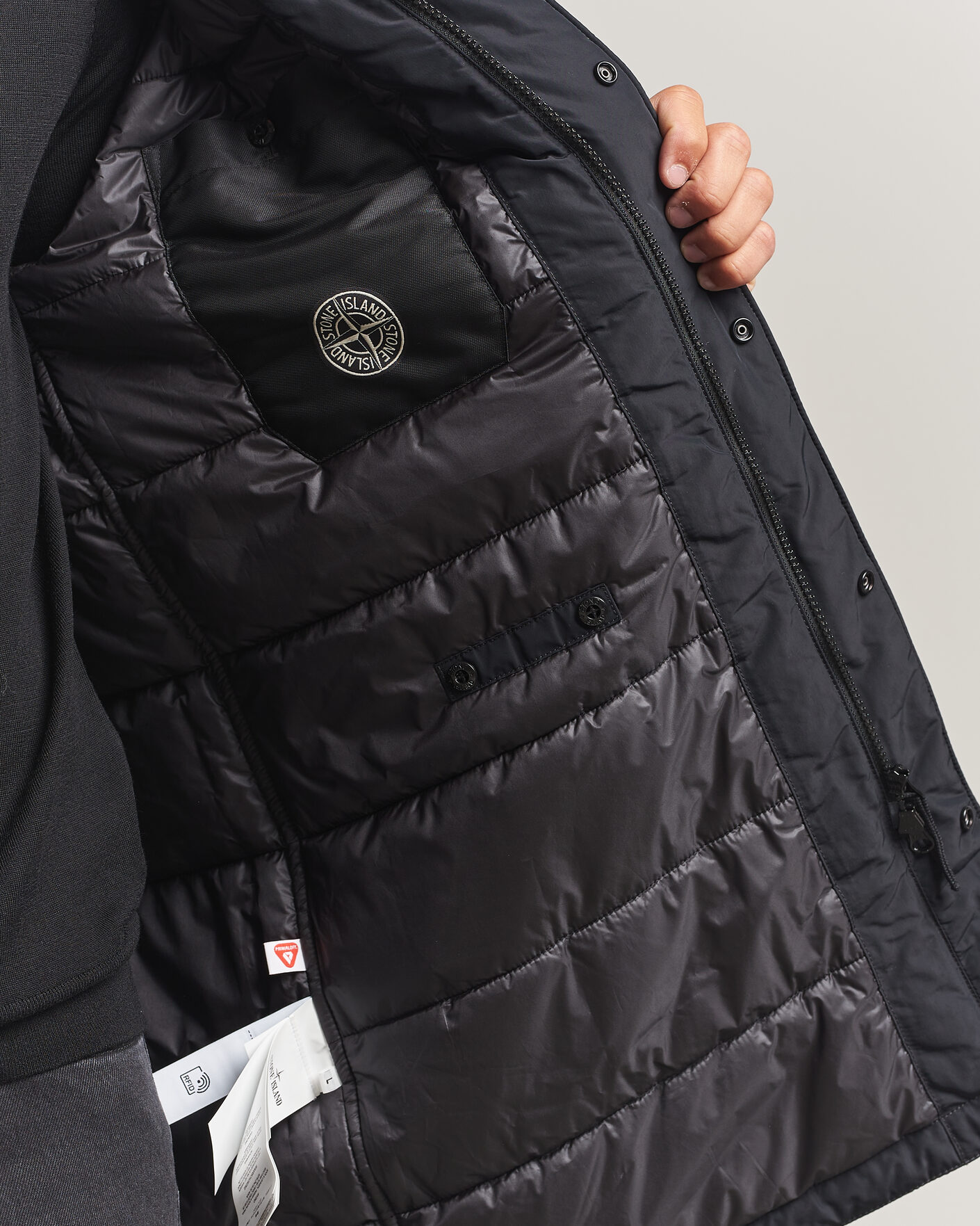 Mies | Takit | Stone Island | Micro Reps Padded Coat Black