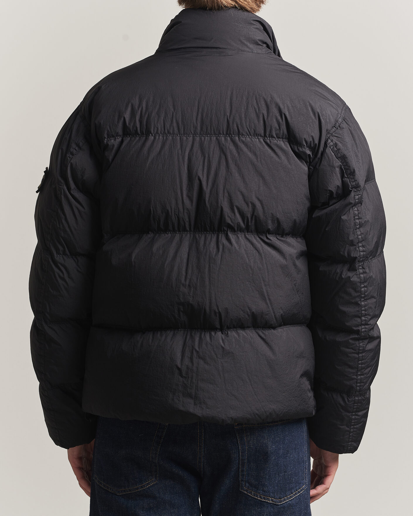 Mies | Takit | Stone Island | Crinkle Reps Padded Down Jacket Black