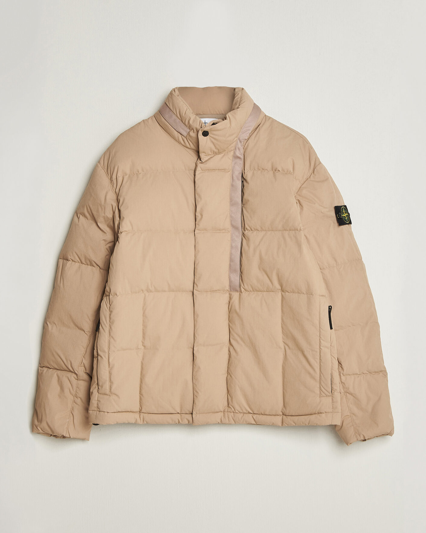 Mies | Takit | Stone Island | Cotton/Nylon Padded Down Jacket Biscuit