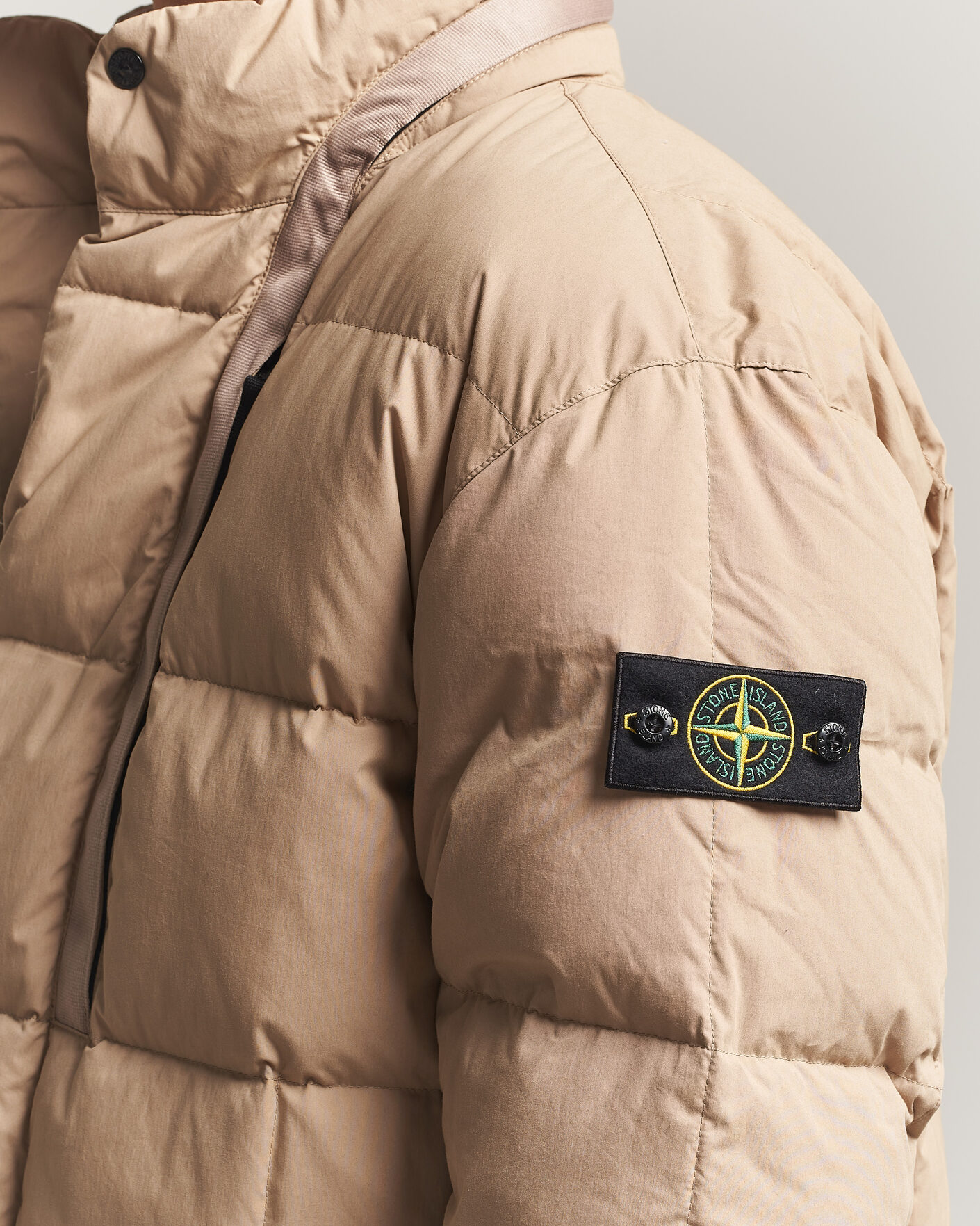Mies | Takit | Stone Island | Cotton/Nylon Padded Down Jacket Biscuit