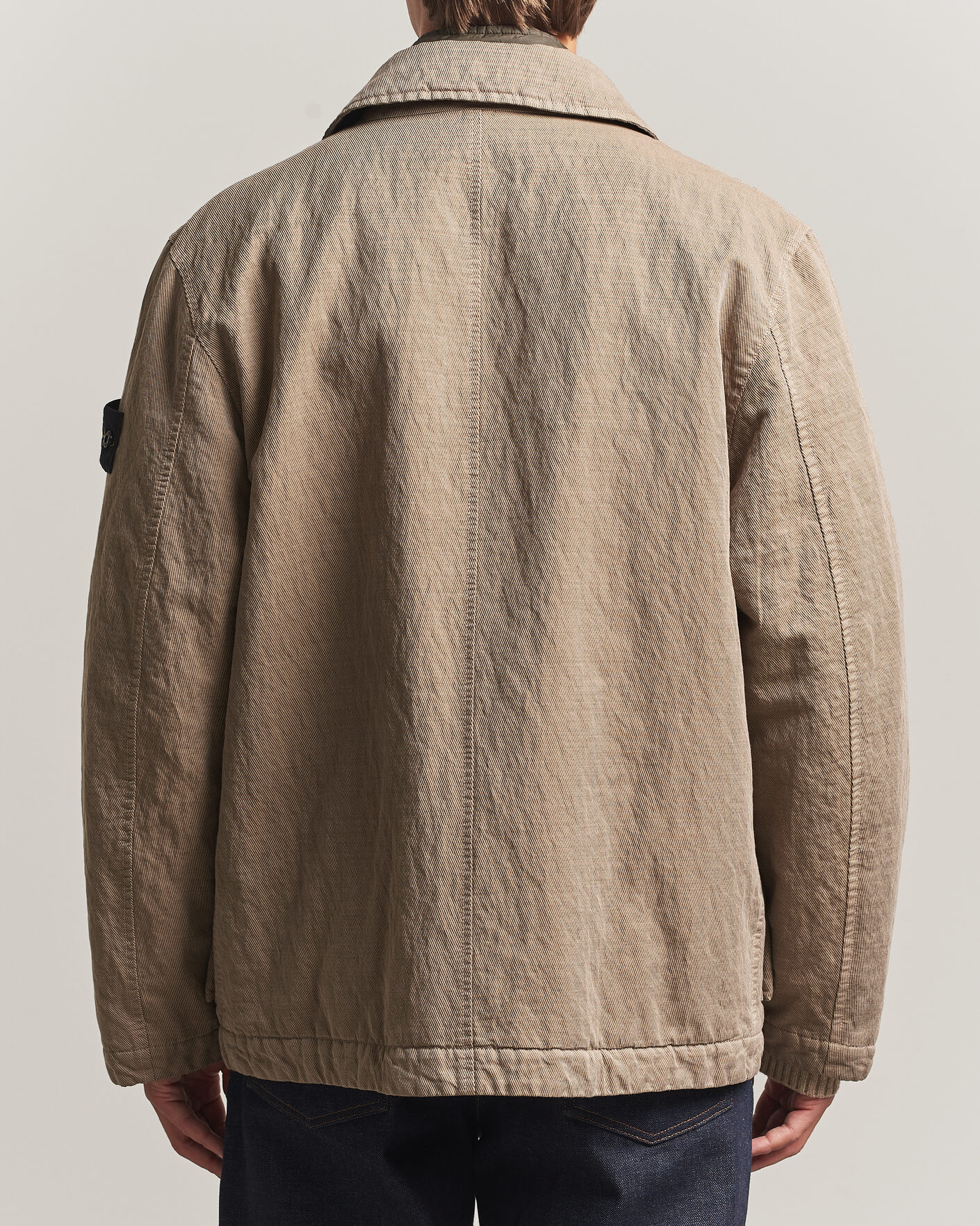 Mies | Takit | Stone Island | Diagonal Cotton/Wool Field Jacket Biscuit