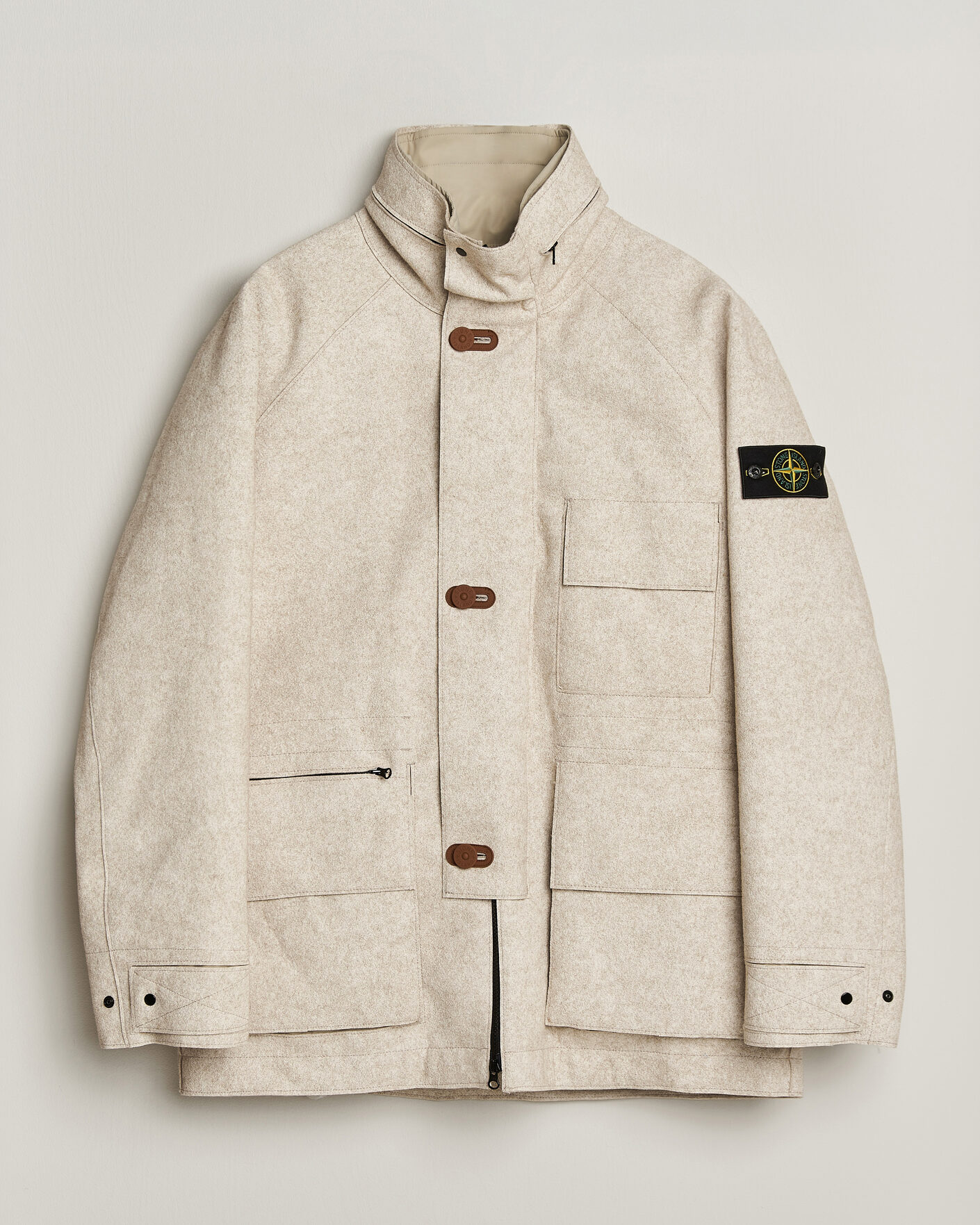 Mies | Takit | Stone Island | Panno Coagulato Coat Biscuit