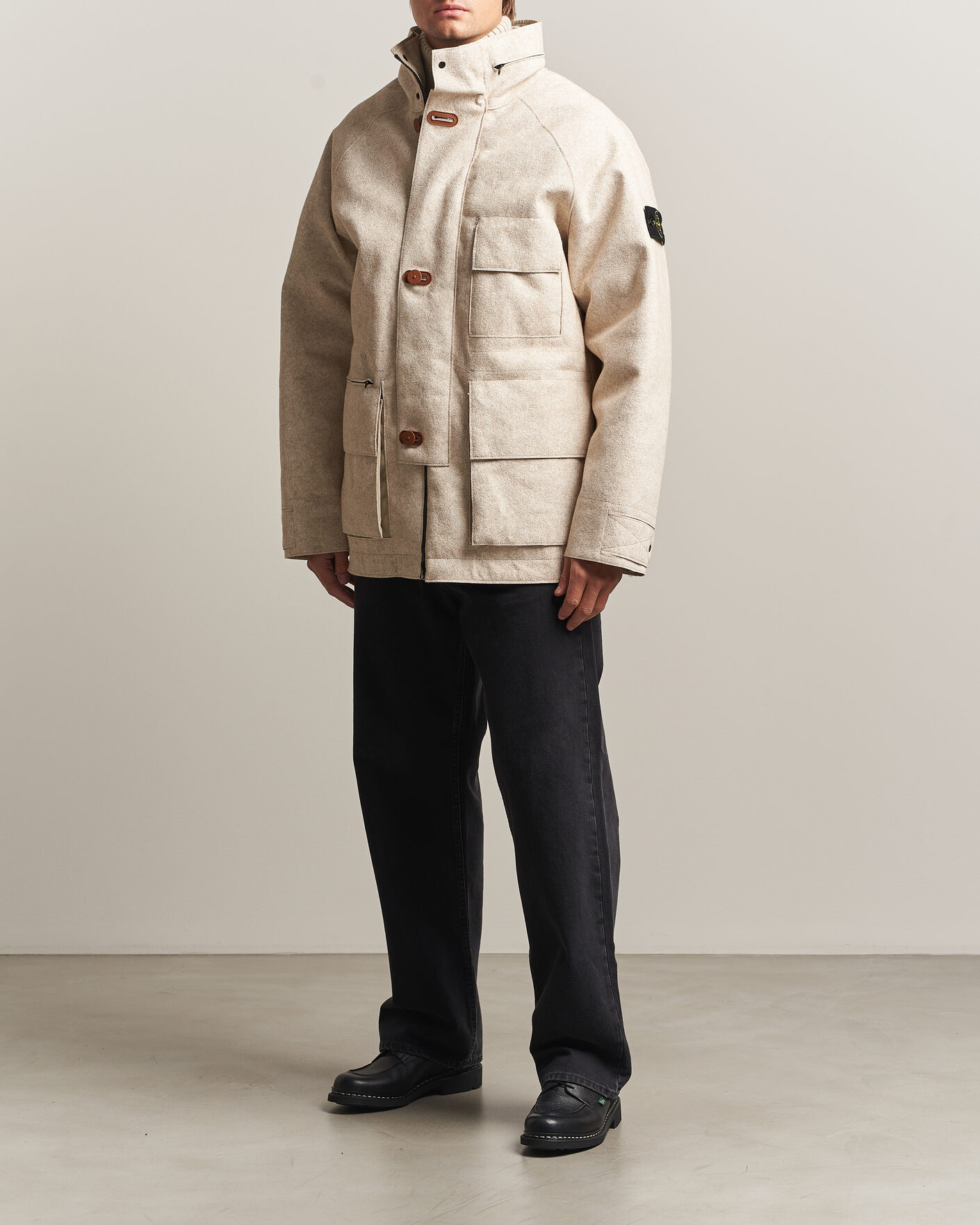 Mies | Takit | Stone Island | Panno Coagulato Coat Biscuit