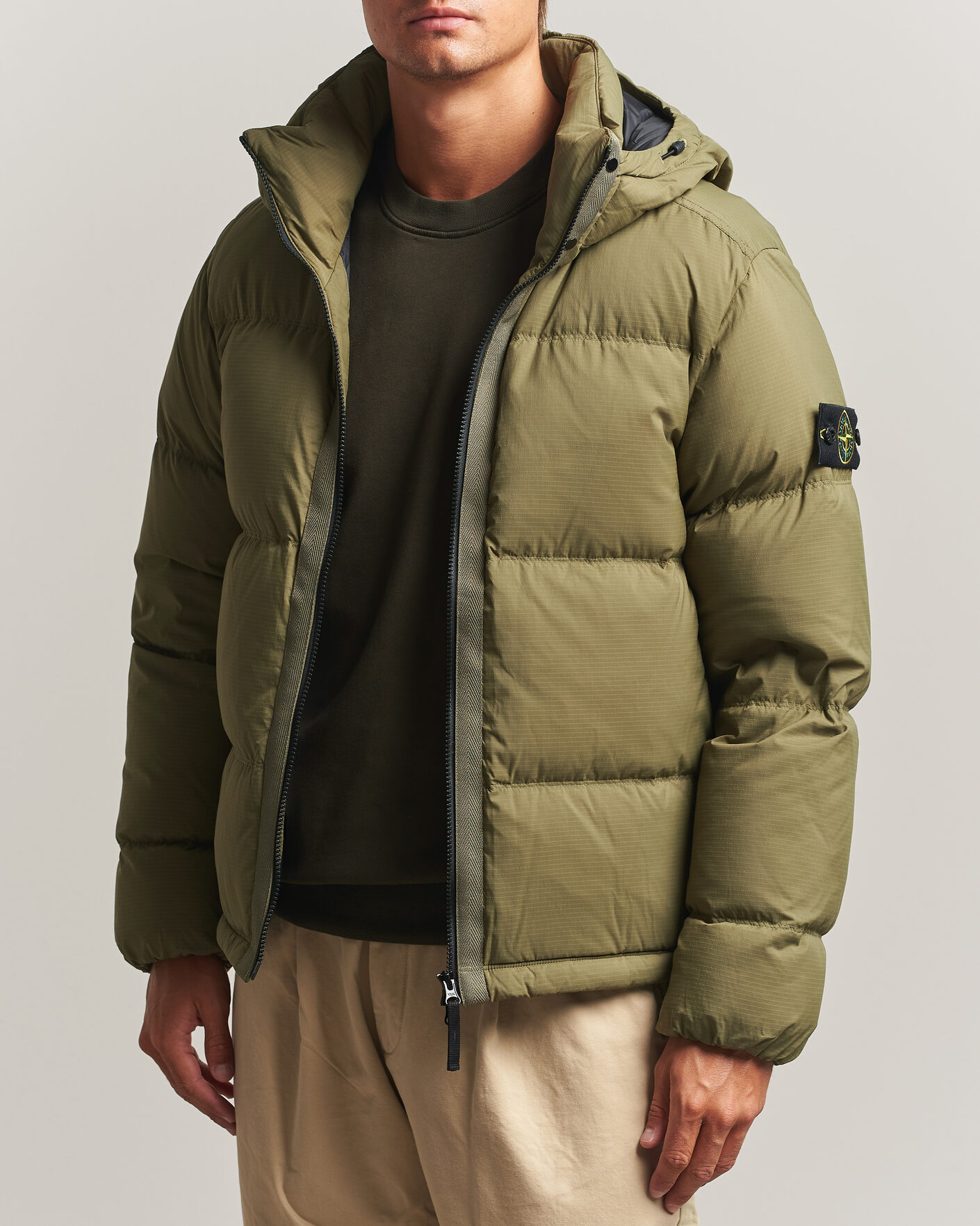 Mies | Takit | Stone Island | Matt Ripstop Cordura Down Jacket Green