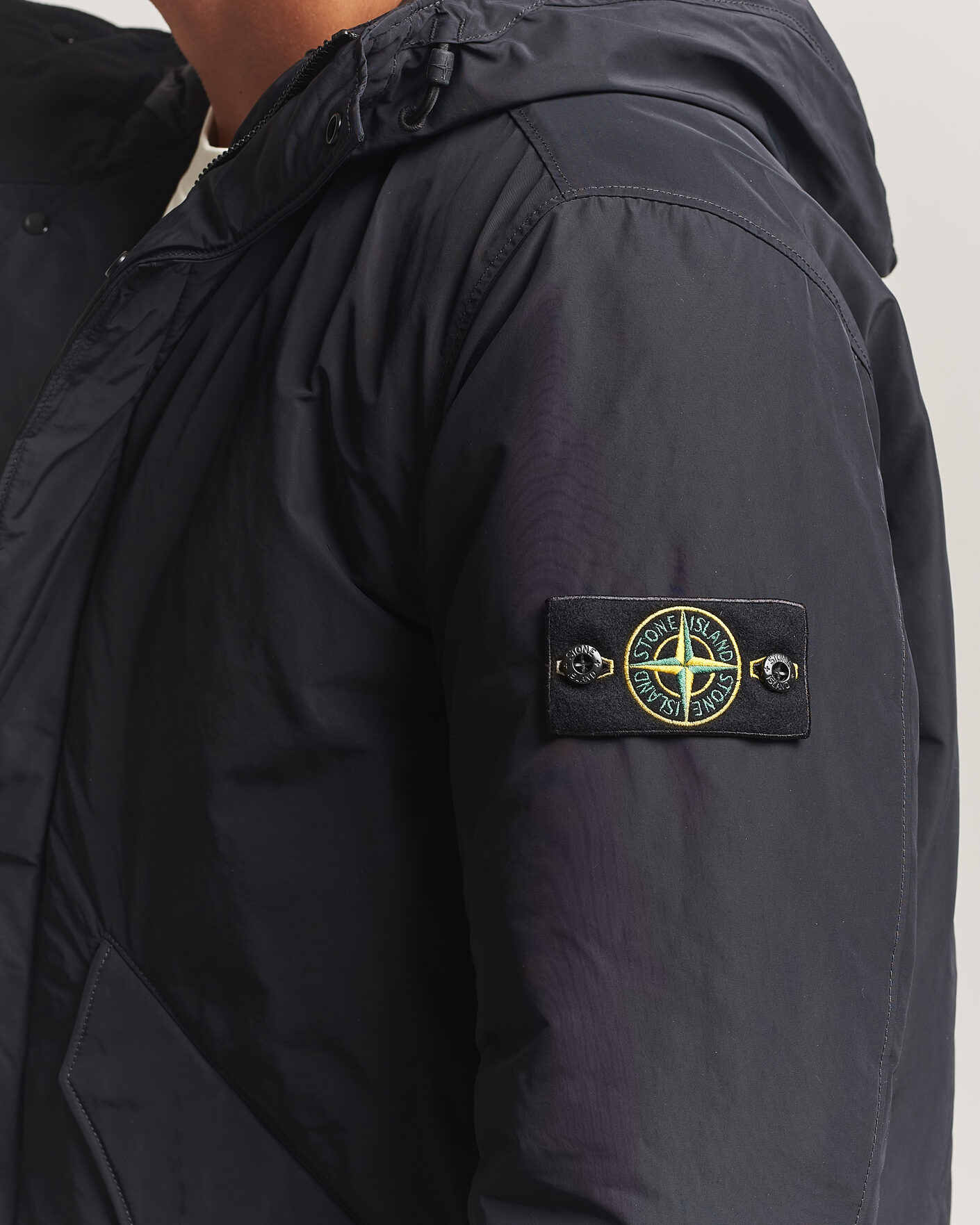 Mies | Takit | Stone Island | Micro Twill Hood Jacket Black