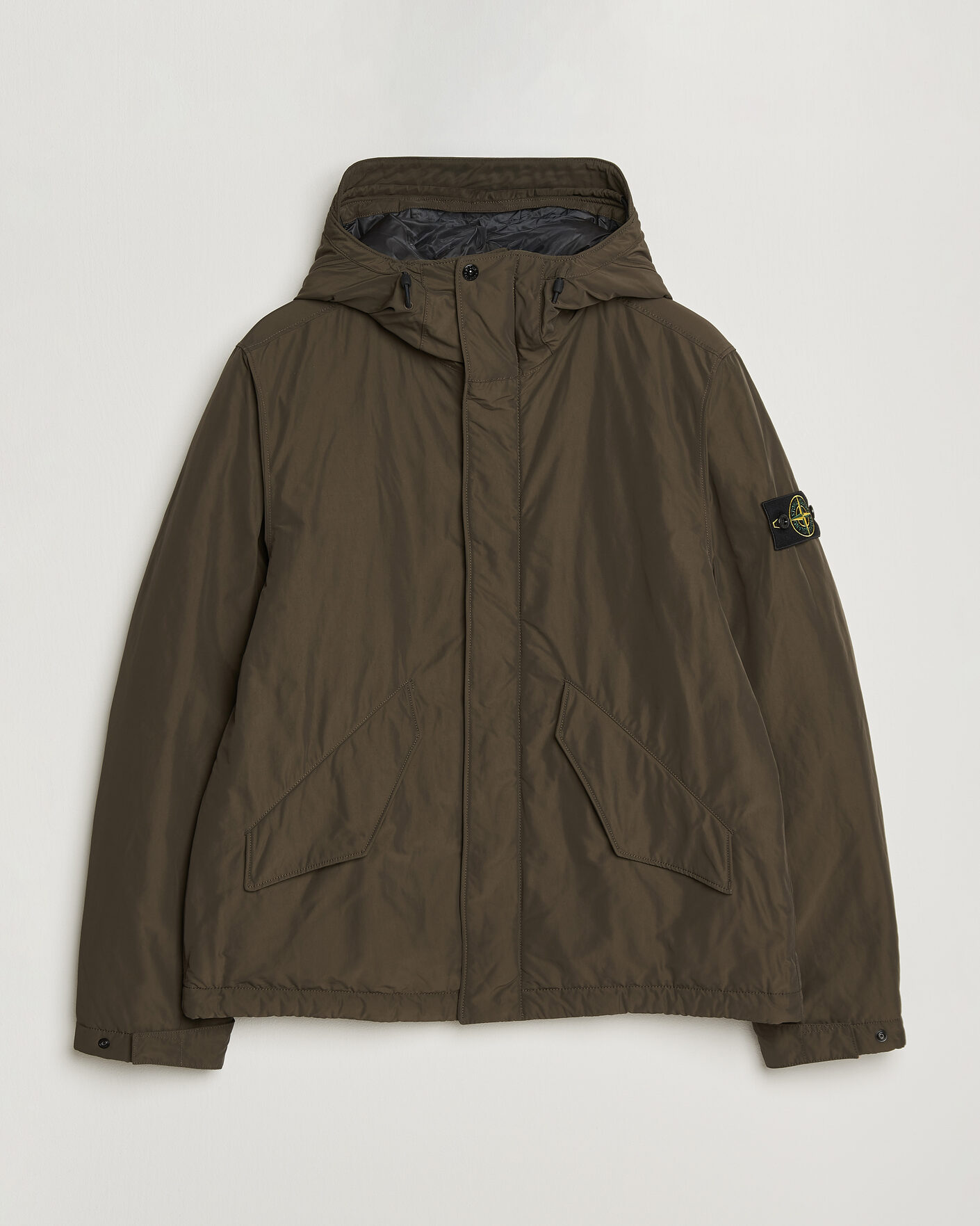 Mies | Takit | Stone Island | Micro Twill Hood Jacket Coal Grey