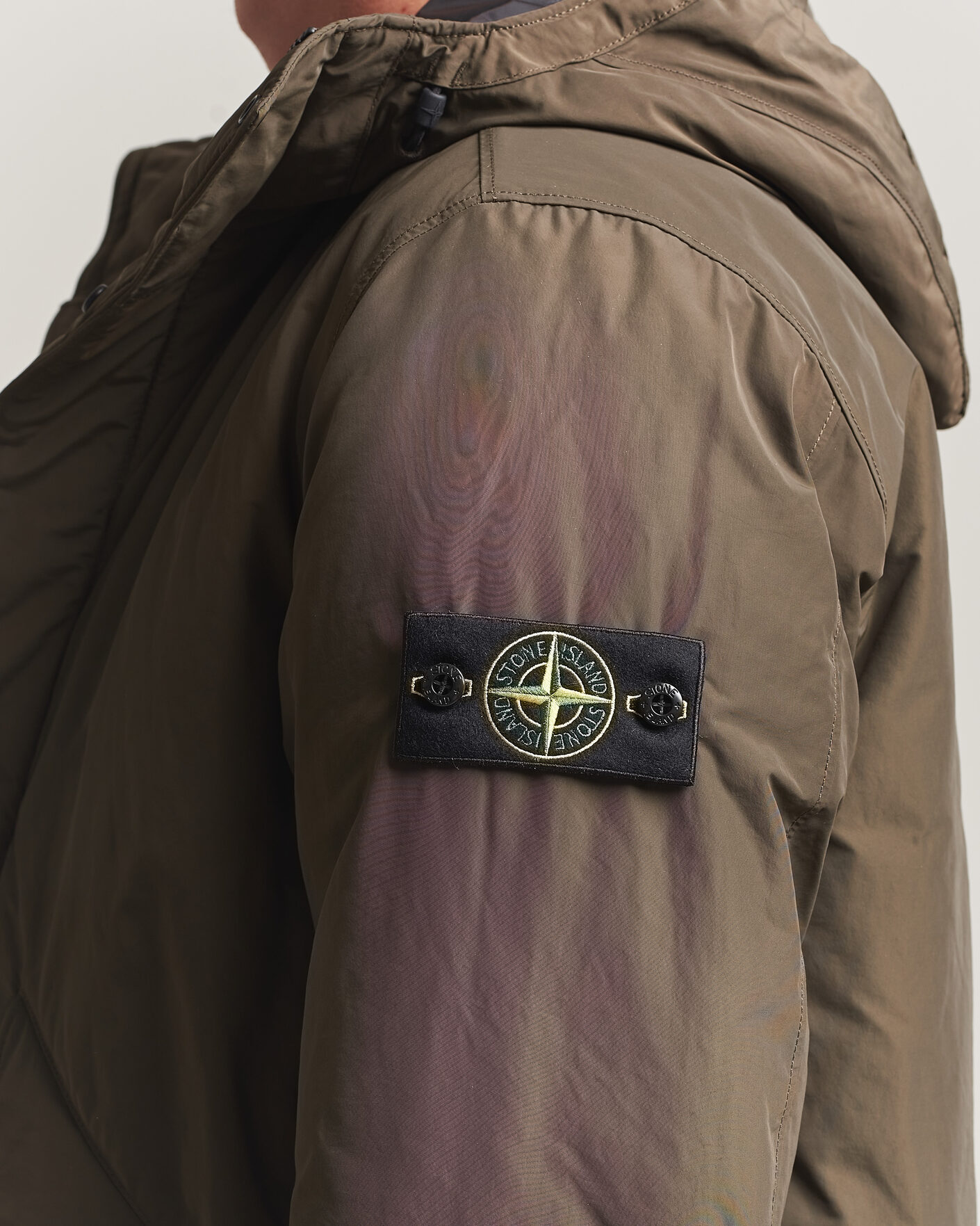 Mies | Takit | Stone Island | Micro Twill Hood Jacket Coal Grey