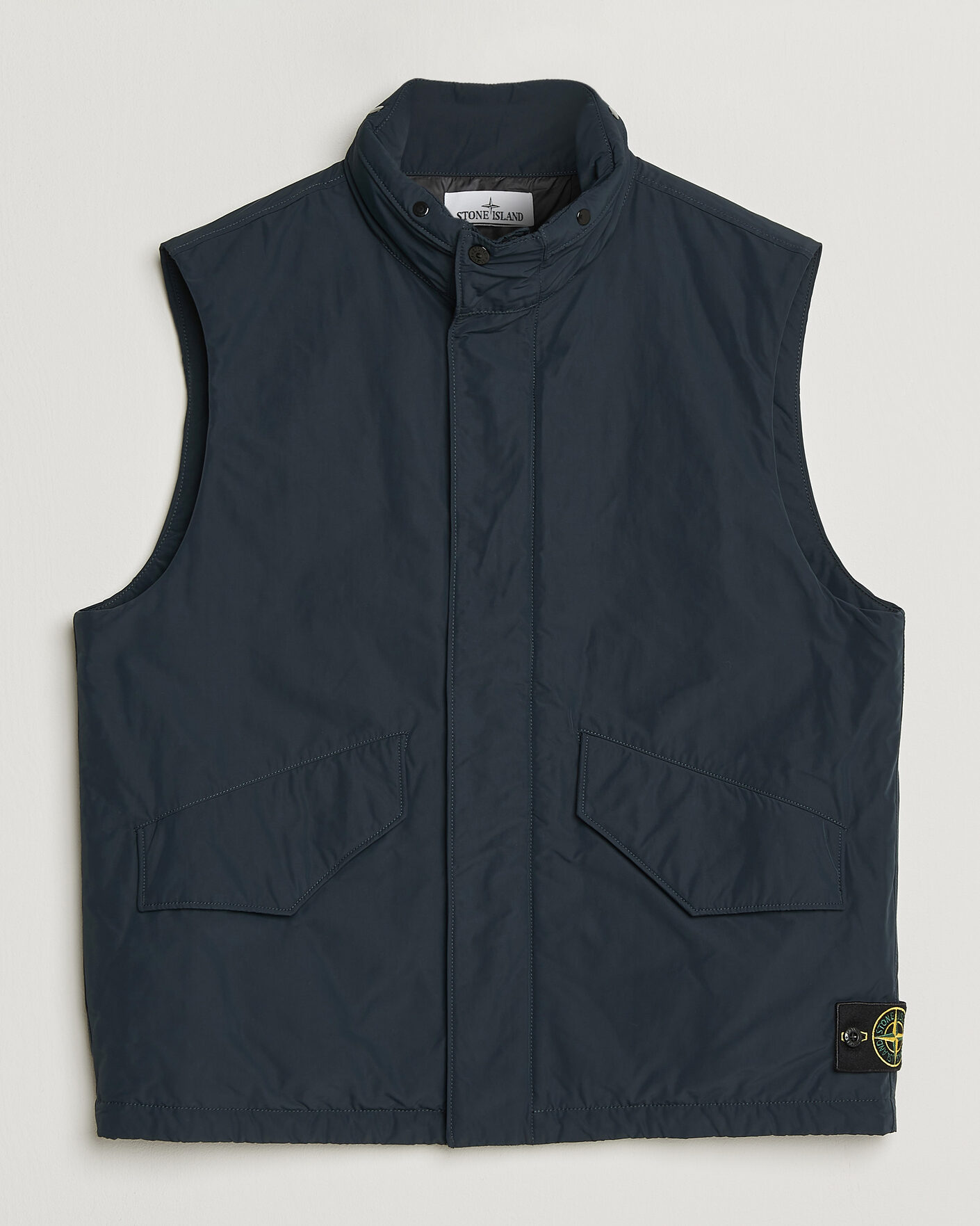 Mies | Ulkoliivit | Stone Island | Micro Twill Padded Vest Navy Blue