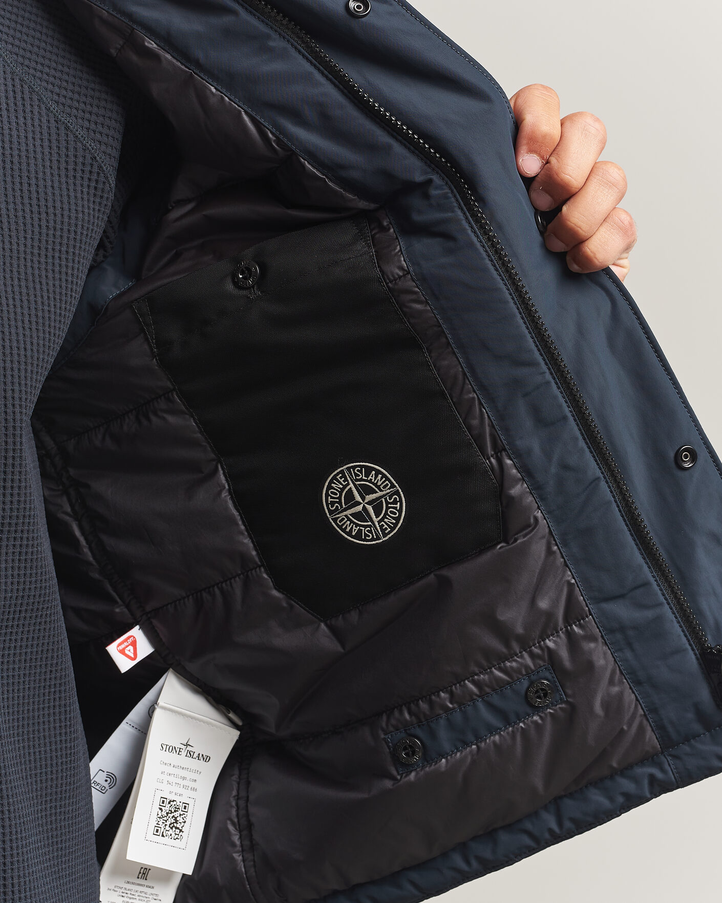 Mies | Ulkoliivit | Stone Island | Micro Twill Padded Vest Navy Blue