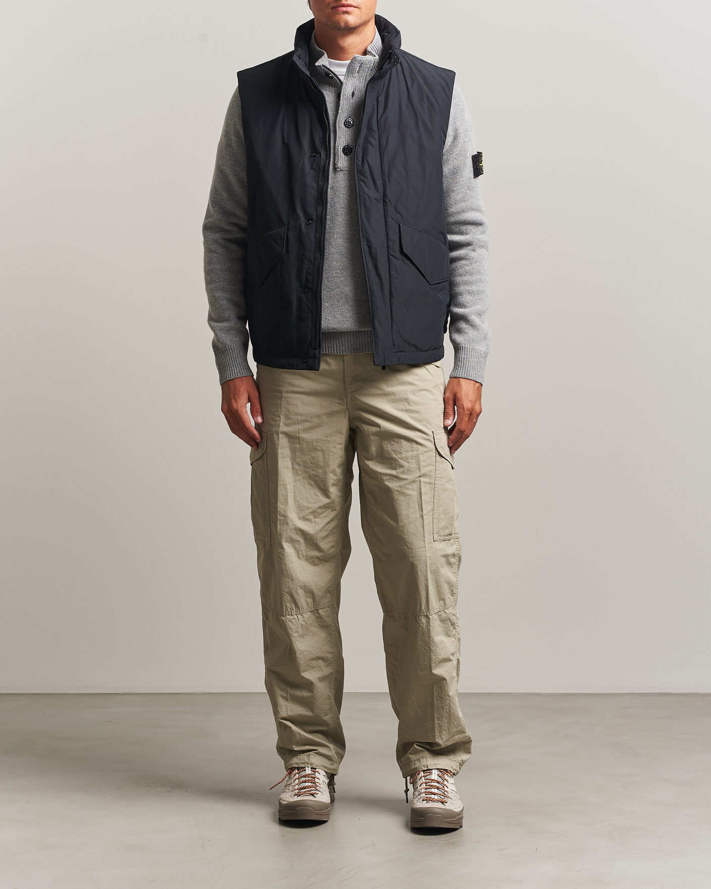 Mies | Ulkoliivit | Stone Island | Micro Twill Padded Vest Black