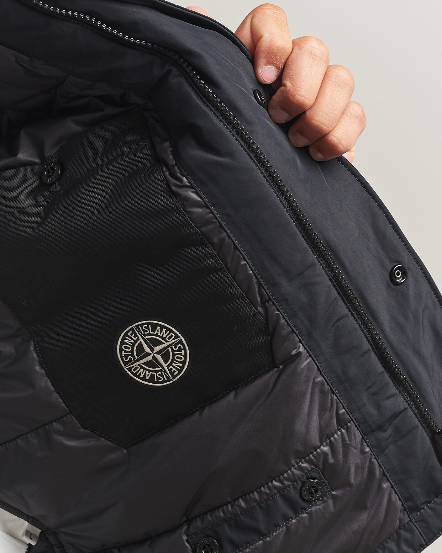 Mies | Ulkoliivit | Stone Island | Micro Twill Padded Vest Black