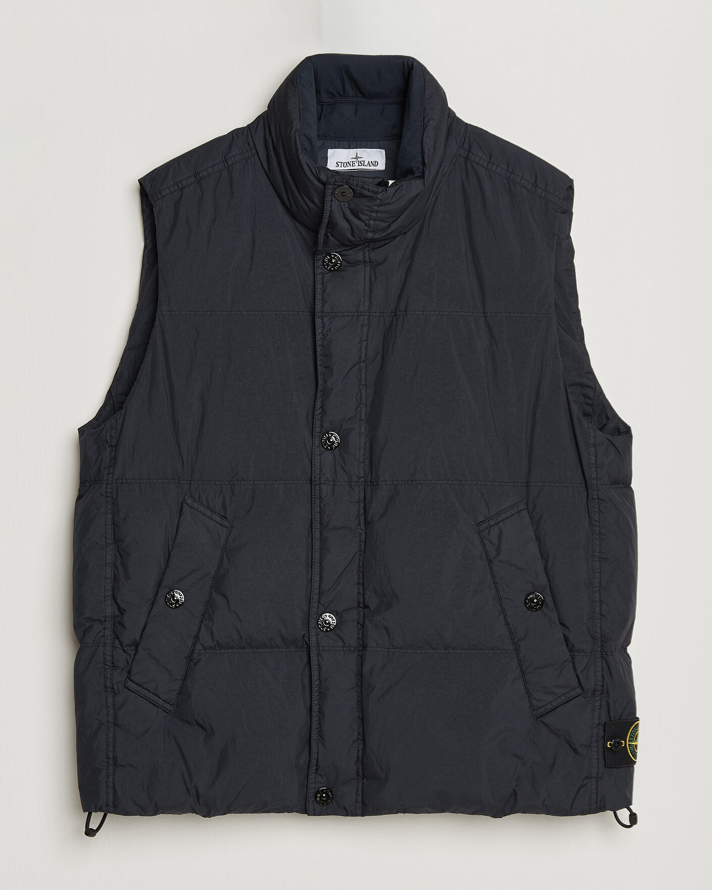 Mies | Ulkoliivit | Stone Island | Crinkle Reps Down Vest Navy Blue
